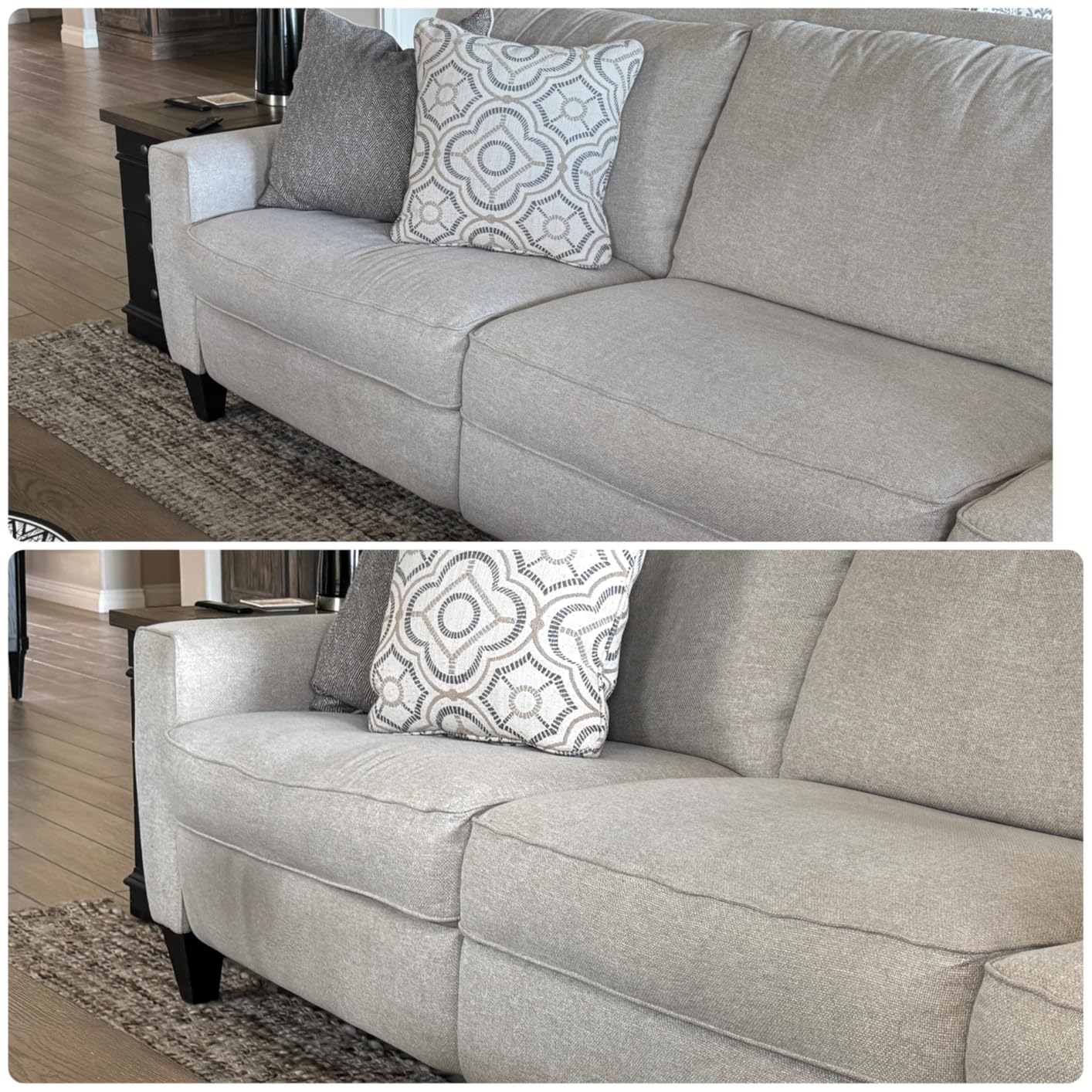 Dr. Beckmann Upholstery Stain Remover | Removes Even Stubborn Stains and odours from Sofas, car Seats etc. | Incl. applicator Brush | 400 ml customer photo 2