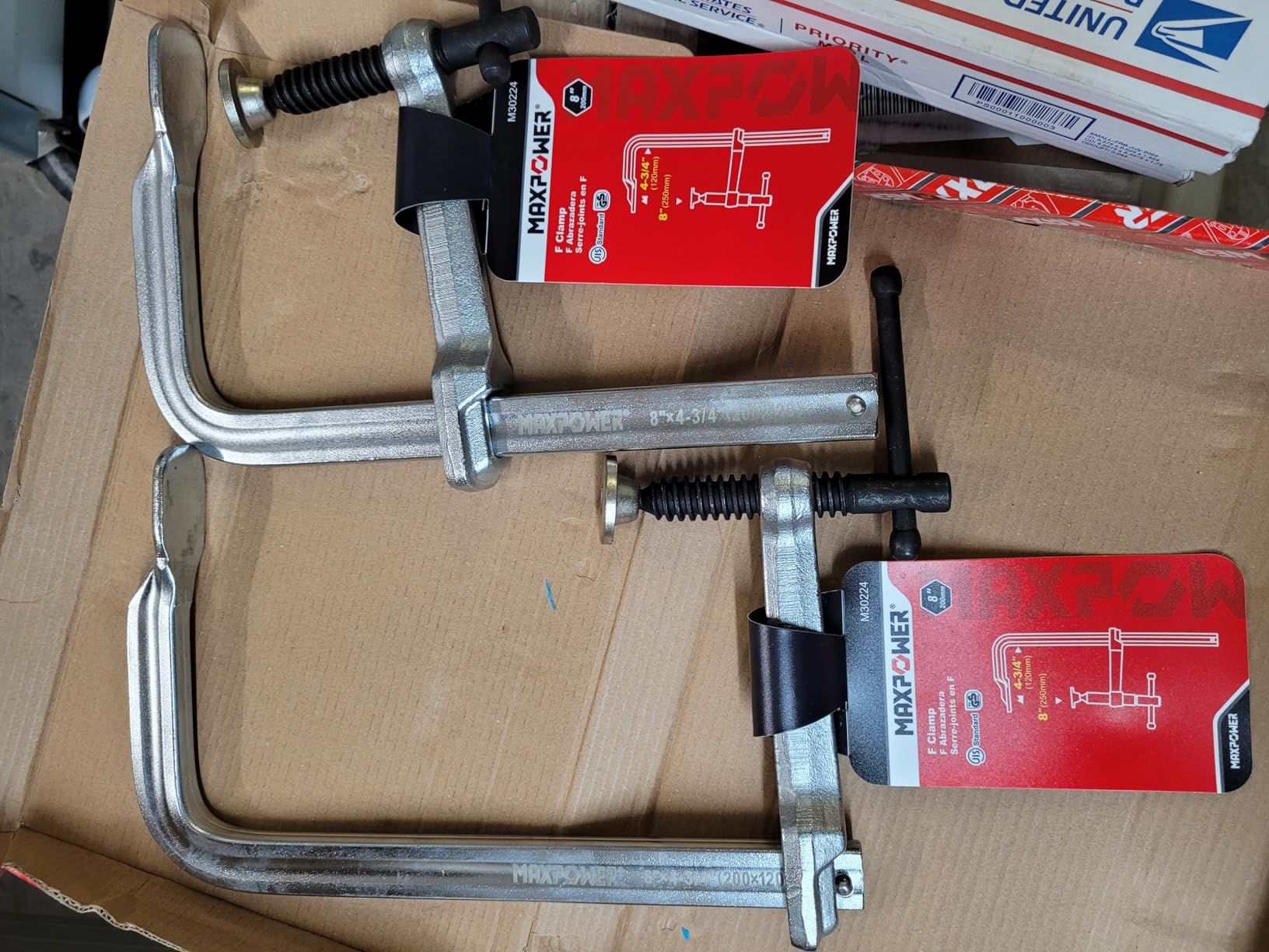 MAXPOWER 16-inch F Clamp, 4-3/4