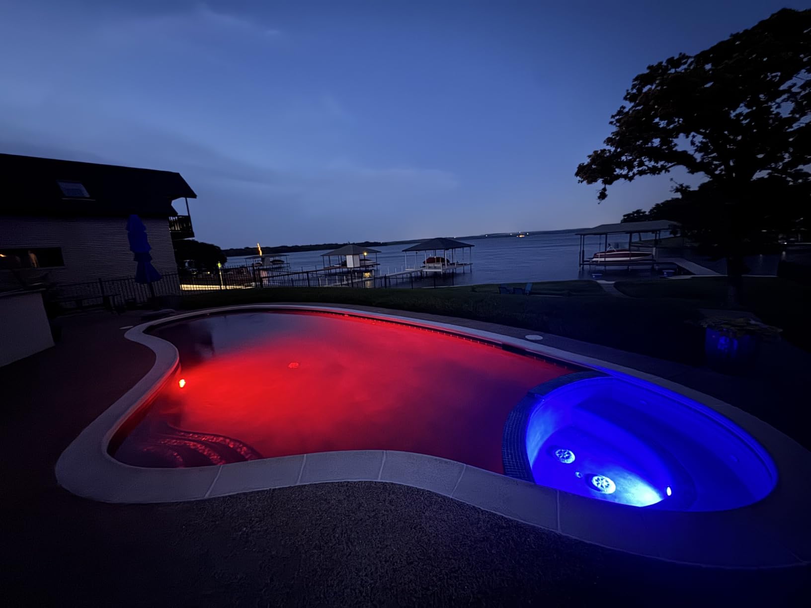 PN01DC LED Inground Pool Lighting System RGBW Color Change 10 Inch 50W, Remote/App Control, 120V AC, 100 Feet Cord customer photo 2