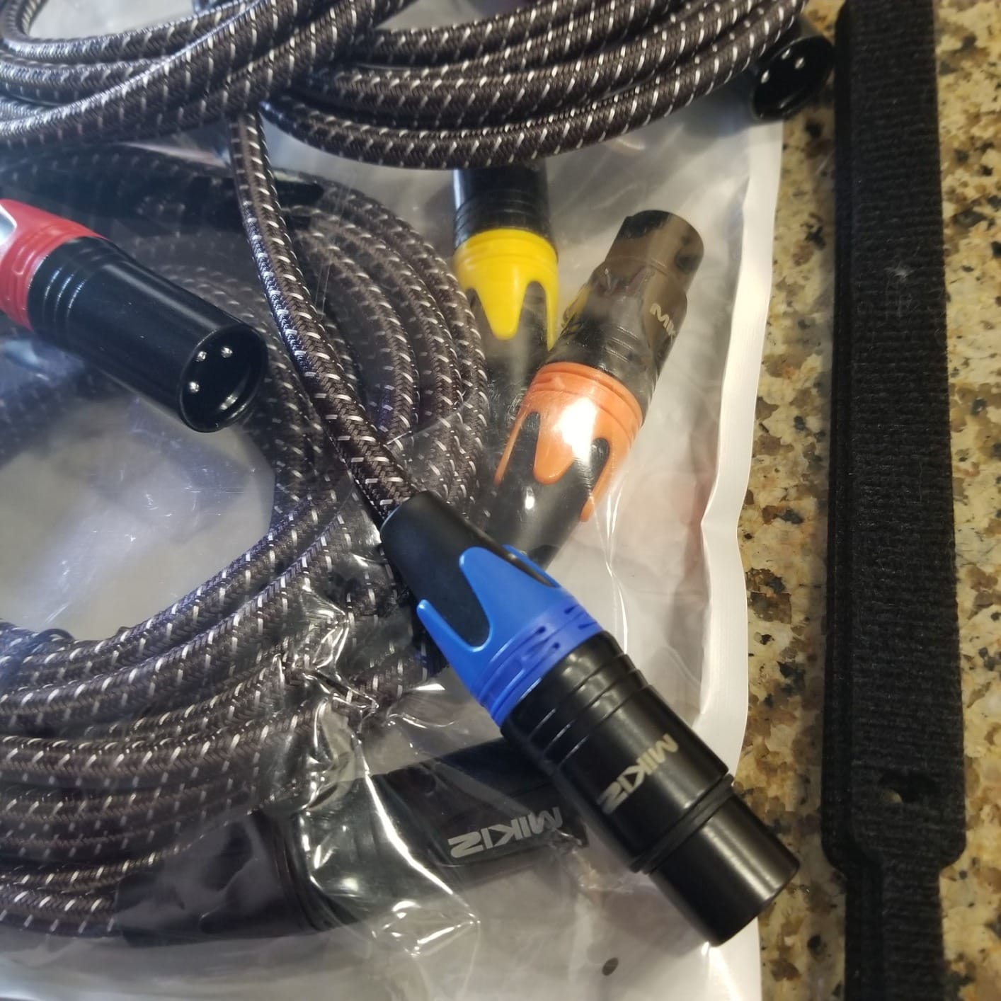 XLR Cables Braided 10ft 10 Packs 3 Pins XLR Male to Female Patch Cables customer photo 2