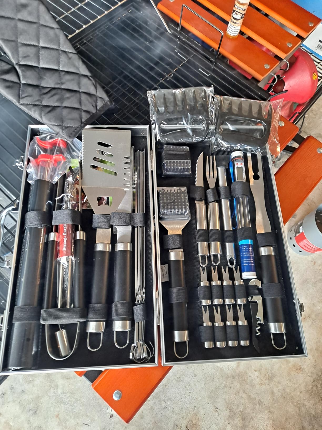Cifaisi 38Pcs BBQ Tools Grilling Accessories Set with Aluminum Case customer photo 2