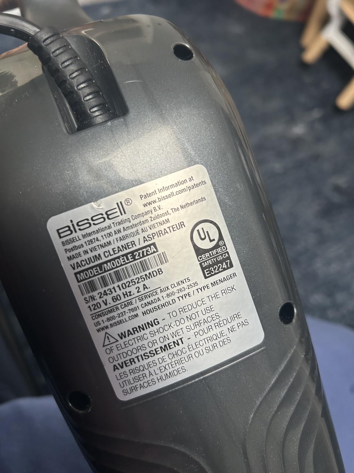 Bissell® Featherweight™ PowerBrush Vacuum, 2773A customer photo 1