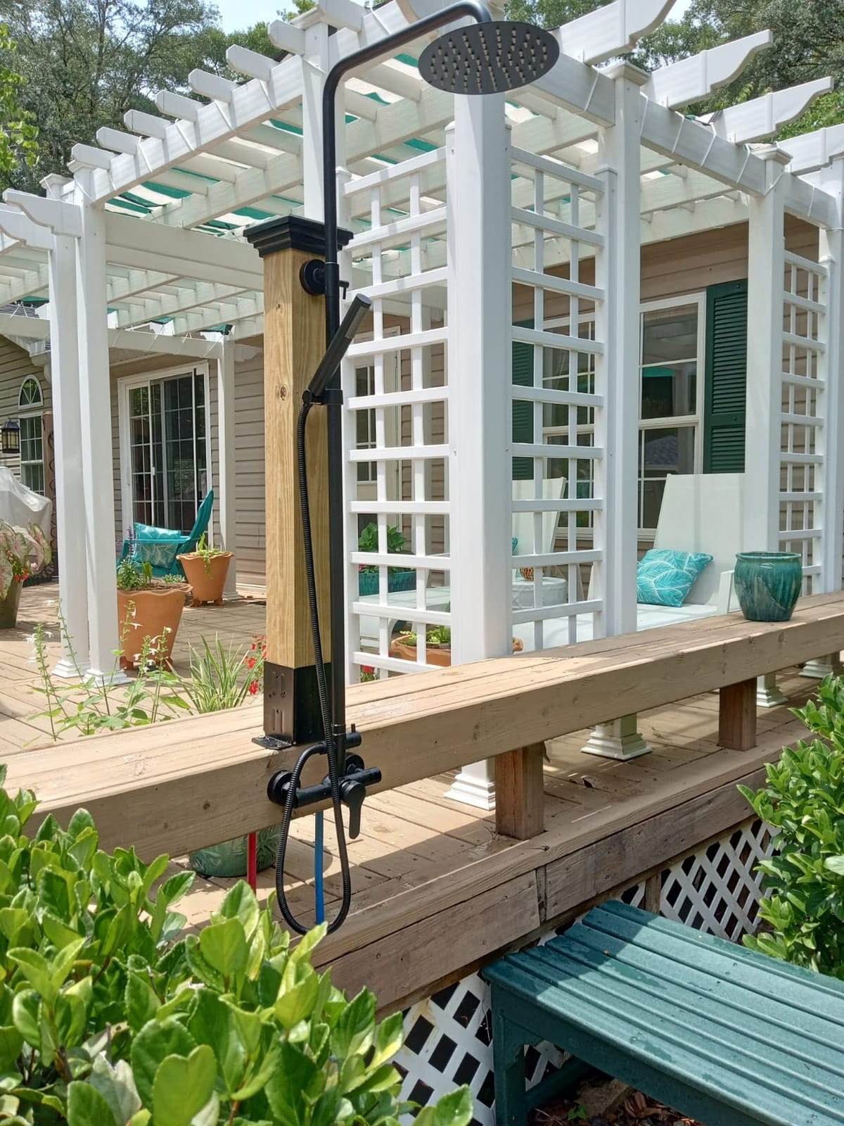 Shower System Matte Black Outdoor Shower Fixtures customer photo 1