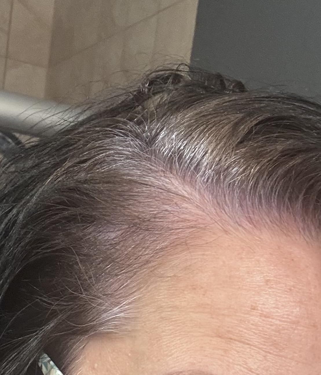 Dark Brown Hair Dye Shampoo Color Shampoo for Gray Coverage for Women Men customer photo 2