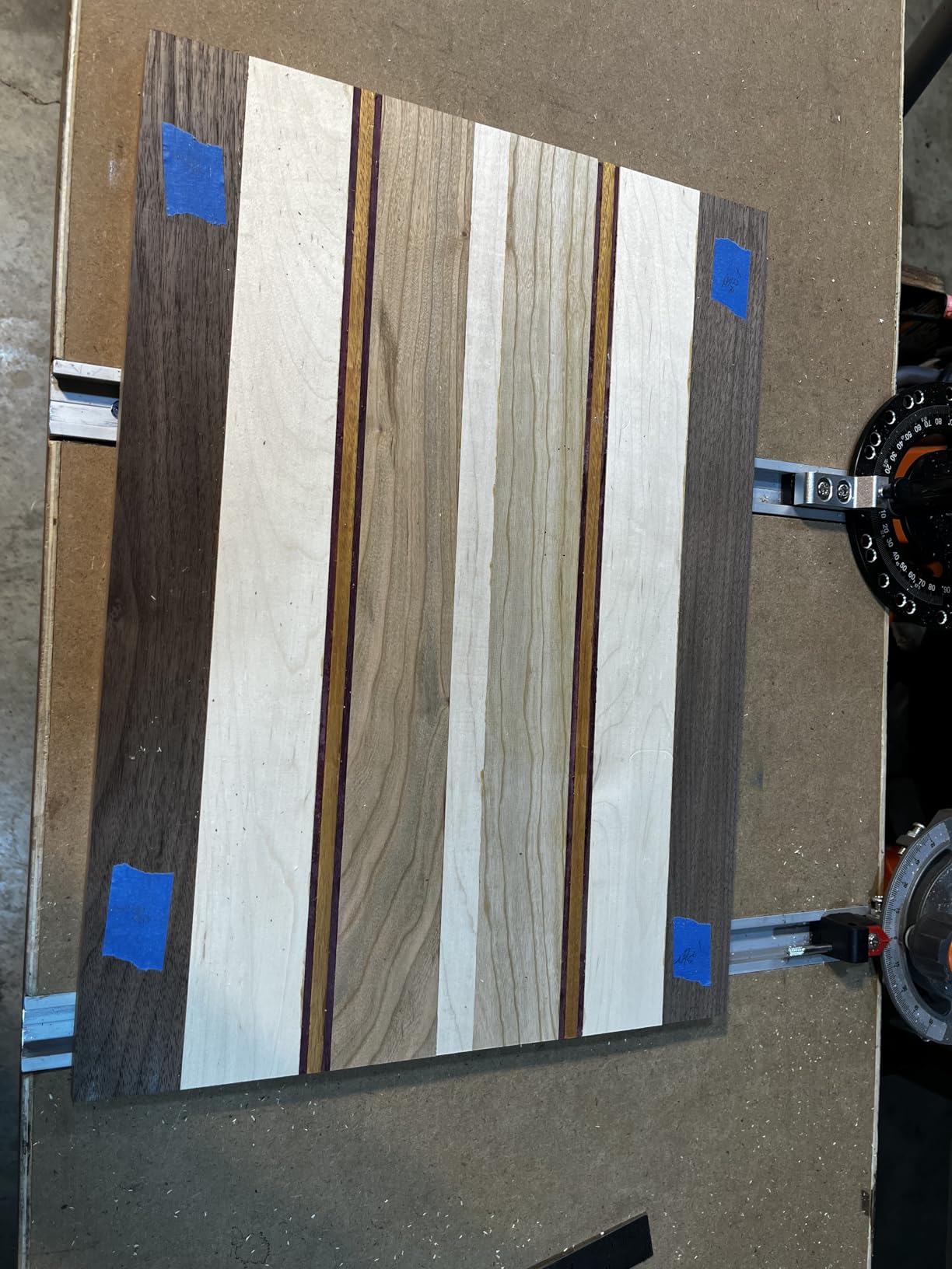 Barrington Hardwoods Domestic Variety Pack 5 Walnut, 5 Maple and 5 Cherry Boards - 3/4