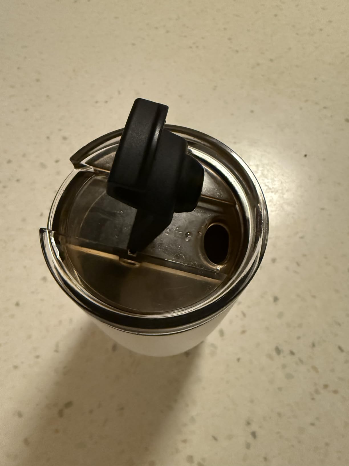 Simple Modern Travel Coffee Mug with Lid | 12oz | Beige customer photo 1