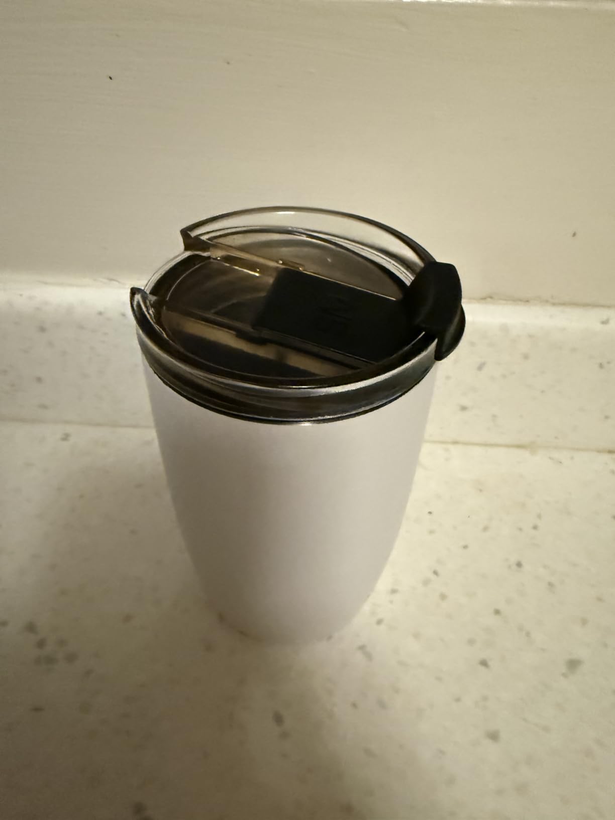 Simple Modern Travel Coffee Mug with Lid | 12oz | Beige customer photo 2