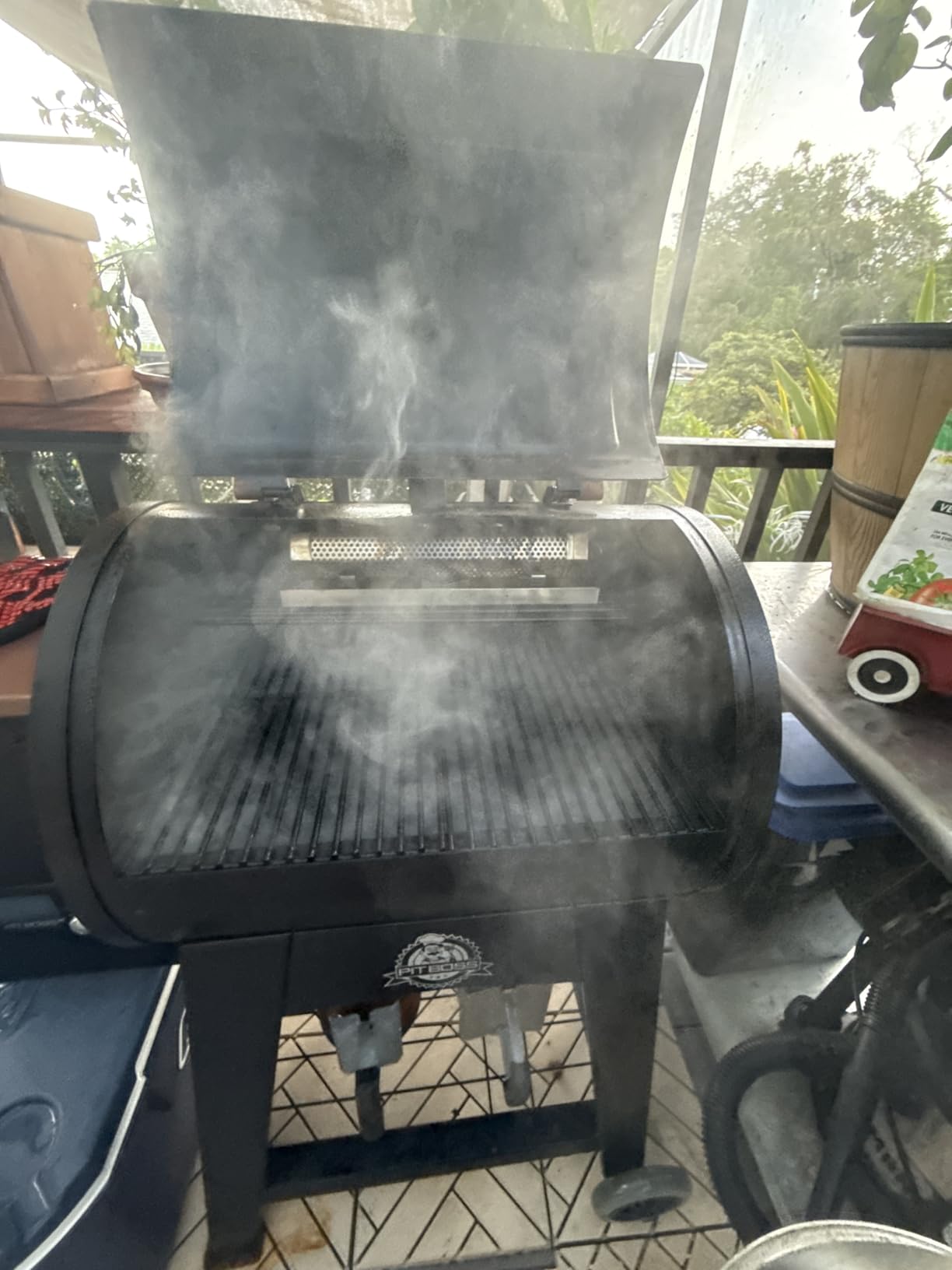 12'' Pellet Smoker Tube With a Stainless Steel Tray and Tube Cover customer photo 2