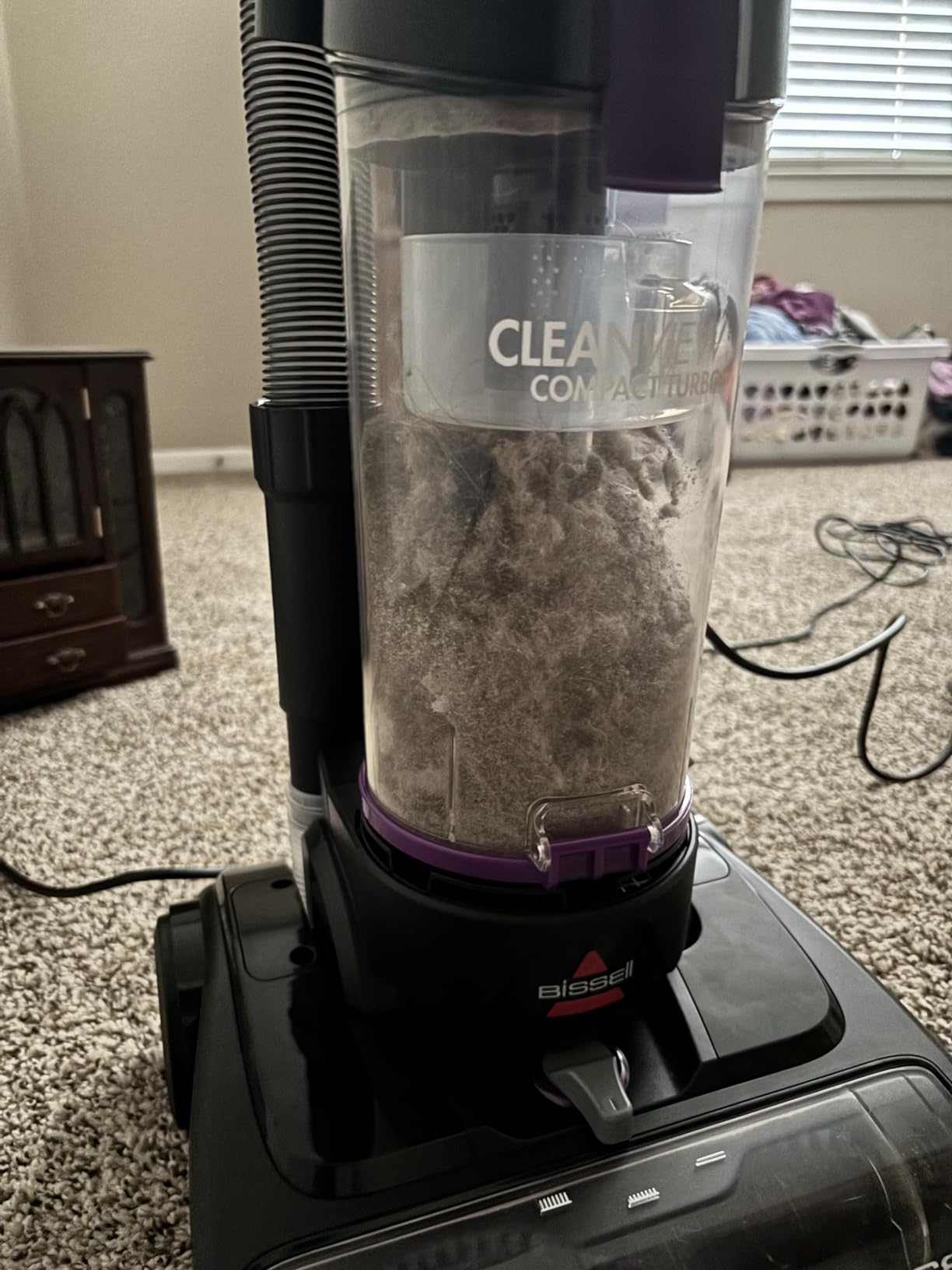 Bissell CleanView Compact Turbo Upright Vacuum, 3437F | Full-size power in compact form; quick release wand; designed for apartments & dorms; turbo suction customer photo 1