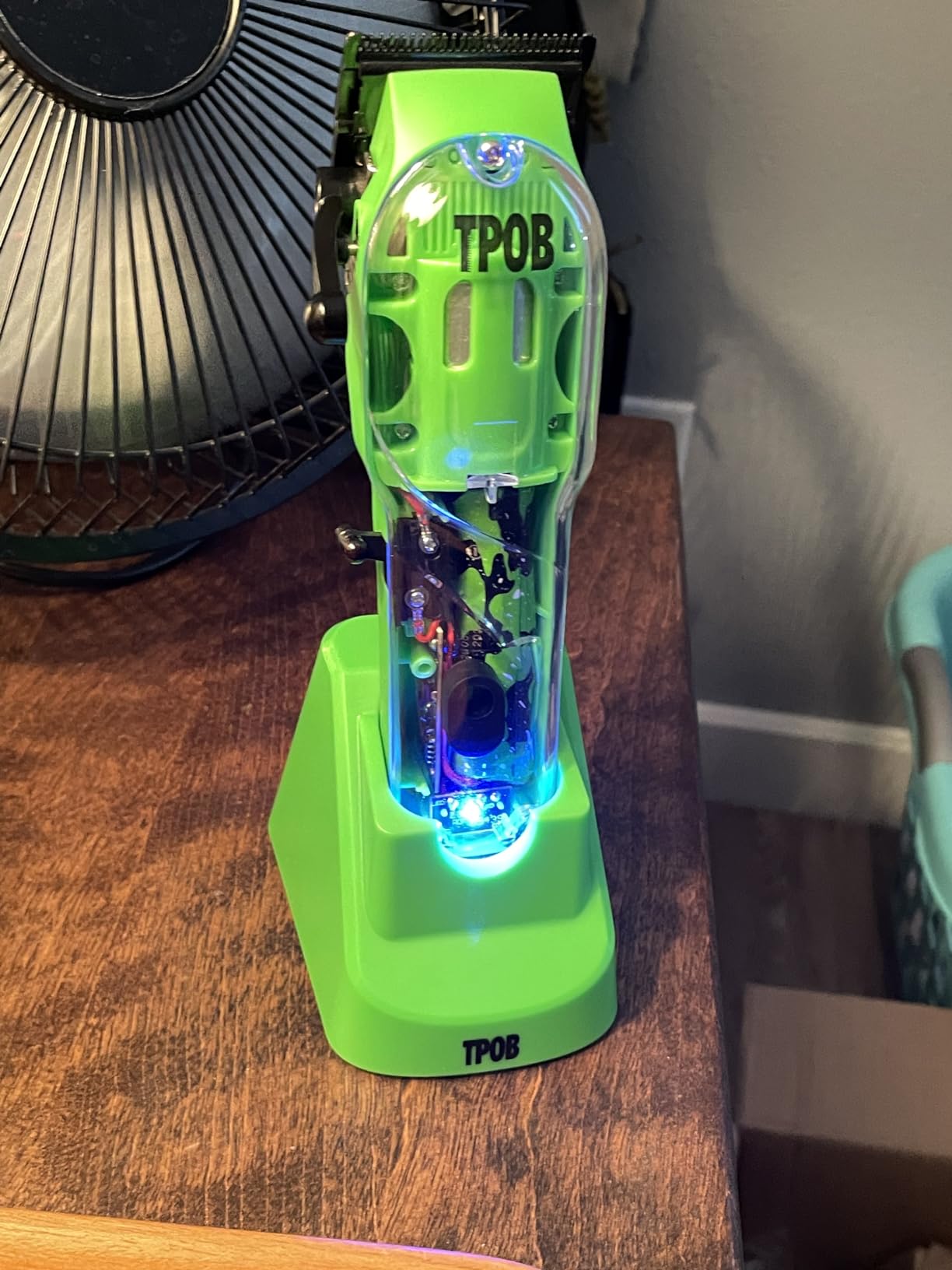 TPOB Slime 2 Barber Hair Clippers for Men 6800 RPM with Matte Green Case and X Fade Blade customer photo 1