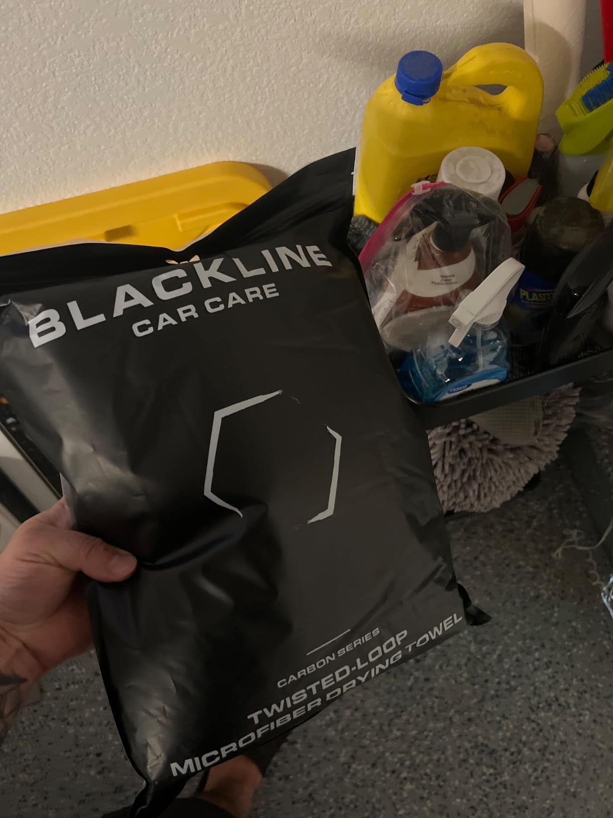 Blackline Microfiber Car Drying Towel 24