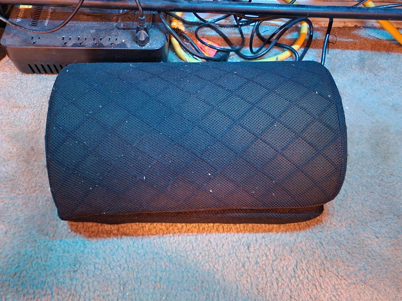 CushZone Foot Rest for Under Desk at Work, Grey customer photo 1