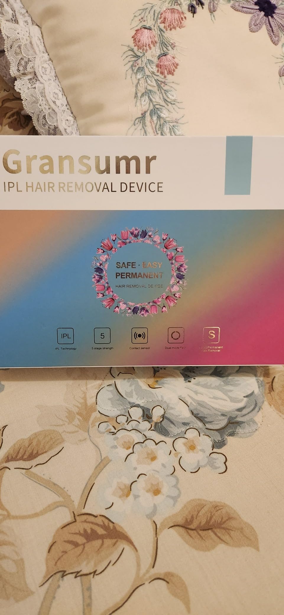 IPL Laser Hair Removal Device for Women & Men - At-Home Painless Ultra-Fast Flash Hair Remover, 86% Hair Reduction in 4 Weeks, High Energy & 5 Modes, 8 Mins Full Body & Bikini Line & More, Corded customer photo 2