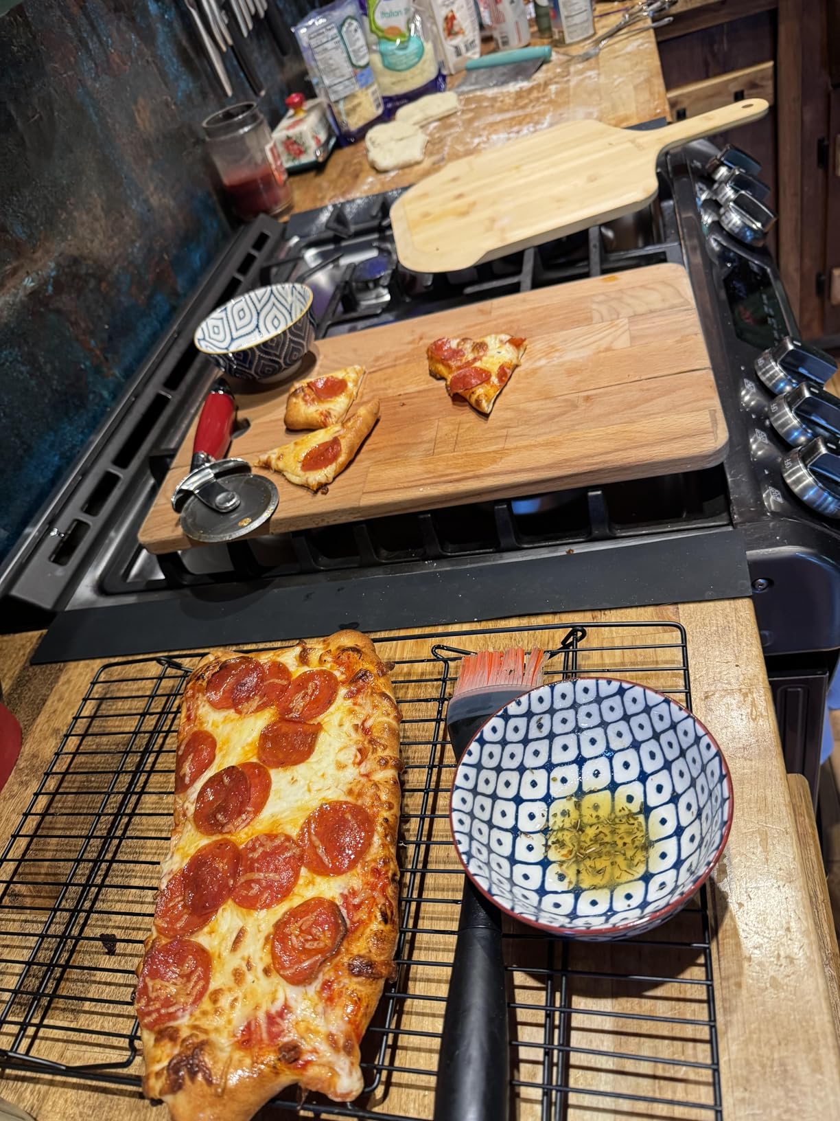 Pizza Peel 12 inch, Bamboo Pizza Paddle Spatula customer photo 2