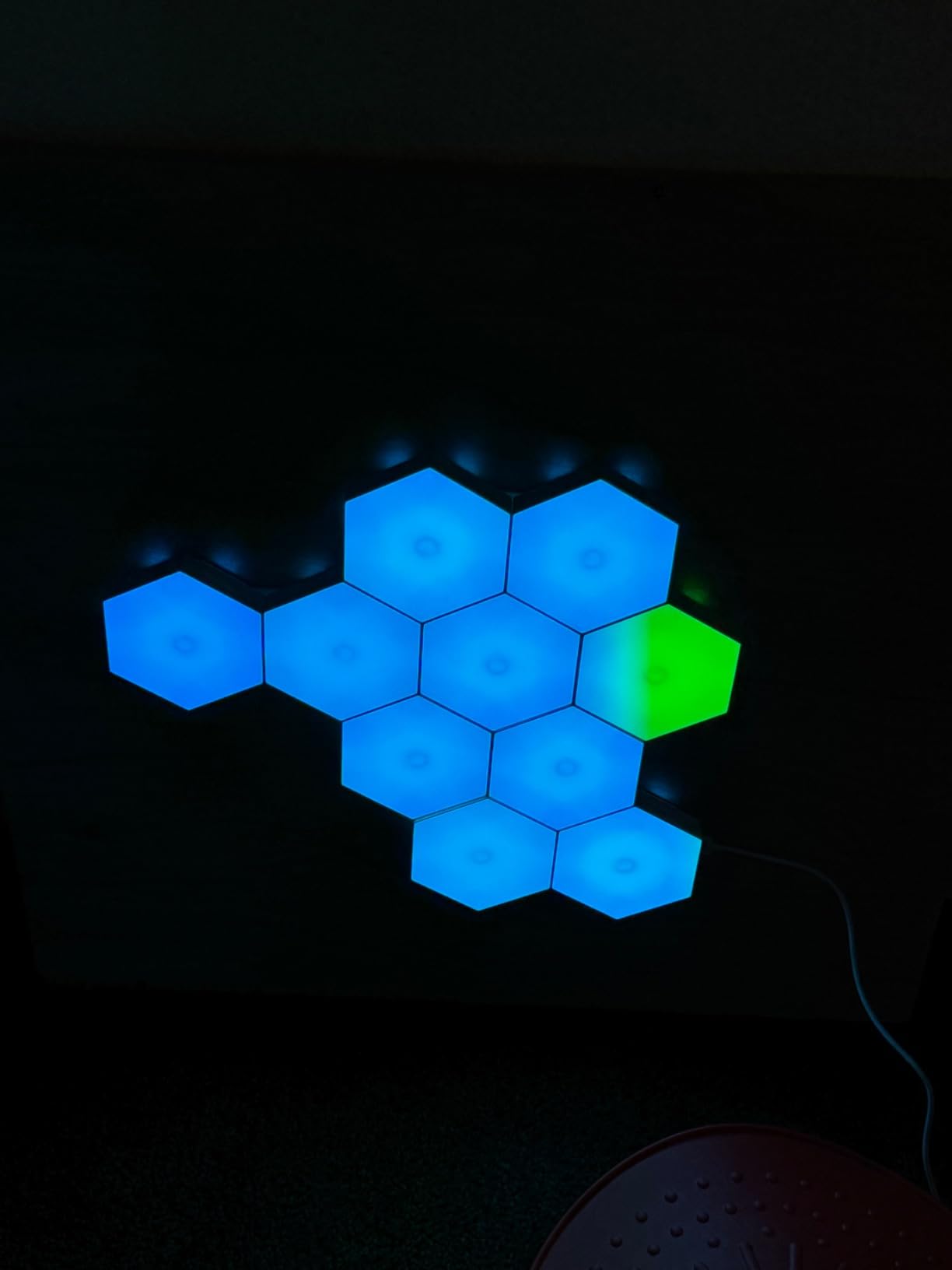 Vcwtty Hexagon Light Panels with Remote, 13 Colors, 6 Pack customer photo 2