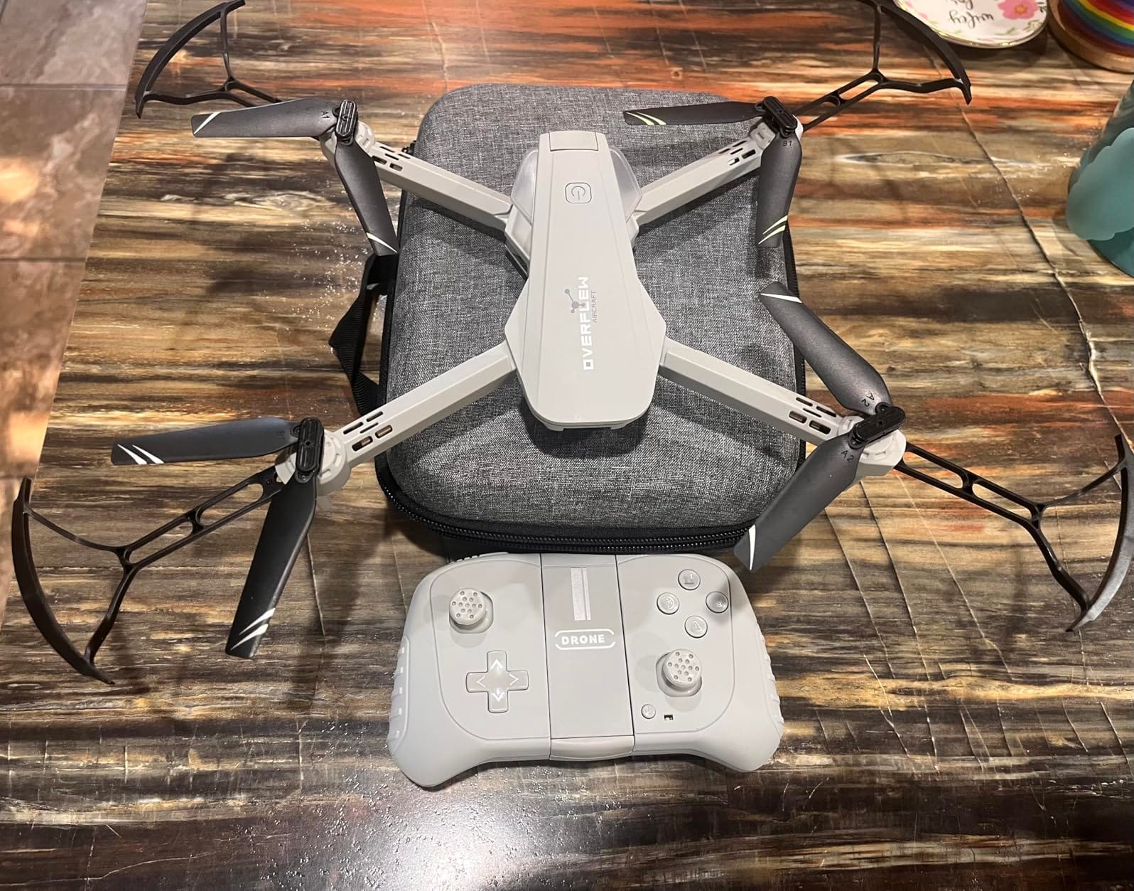 Drone with 1080P Camera for Beginners and Adults, Foldable Remote Control Quadcopter with Voice Control, Gestures Selfie, Altitude Hold, One Key Start, 3D Flips, 2 Batteries, Toy for Beginners customer photo 1