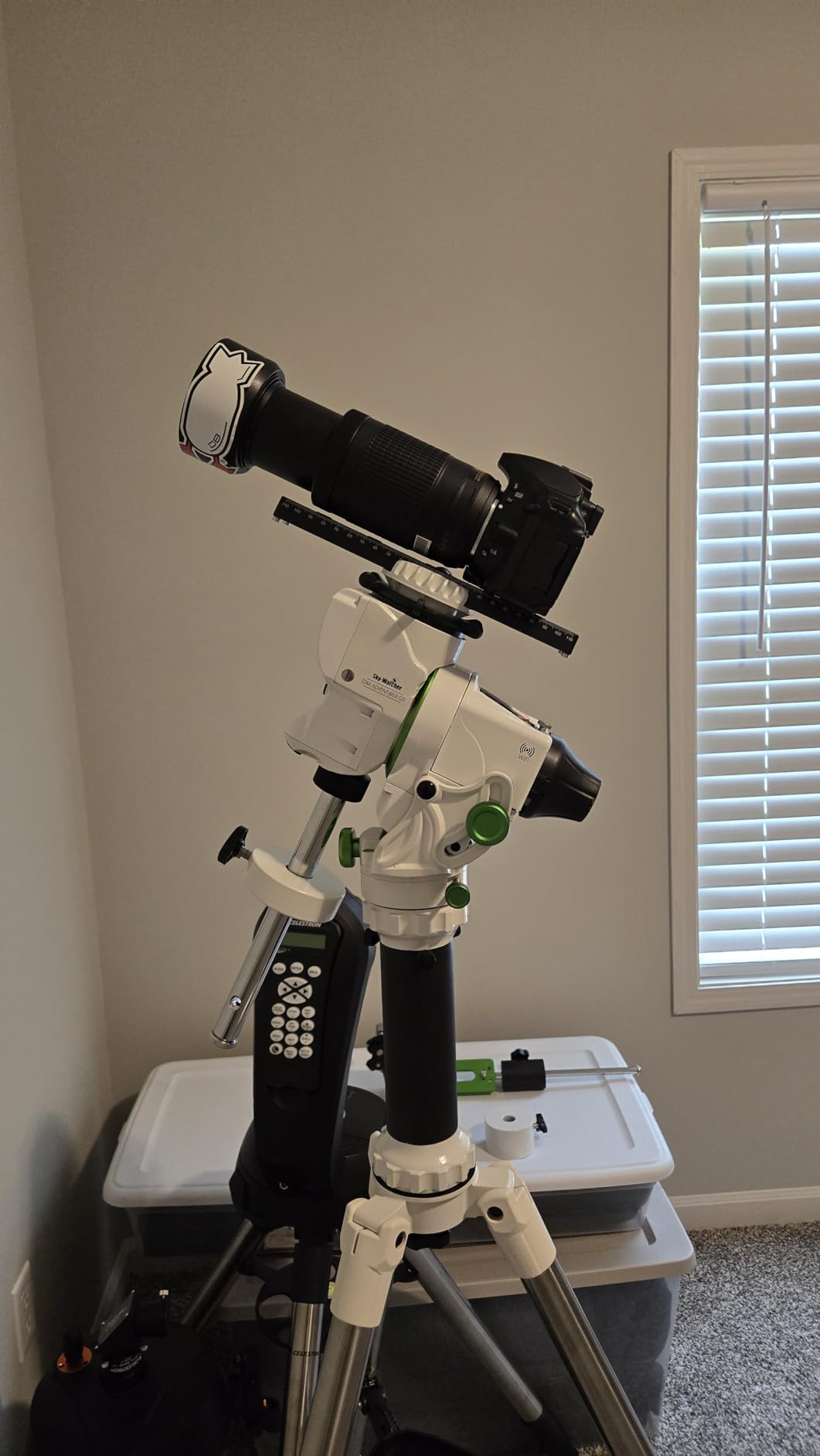Sky Watcher Sky-Watcher Star Adventurer GTI Mount Kit with Counterweight, CW bar, Tripod, and Pier Extension - Full GoTo EQ Tracking Mount for Portable and Lightweight Astrophotography customer photo 1