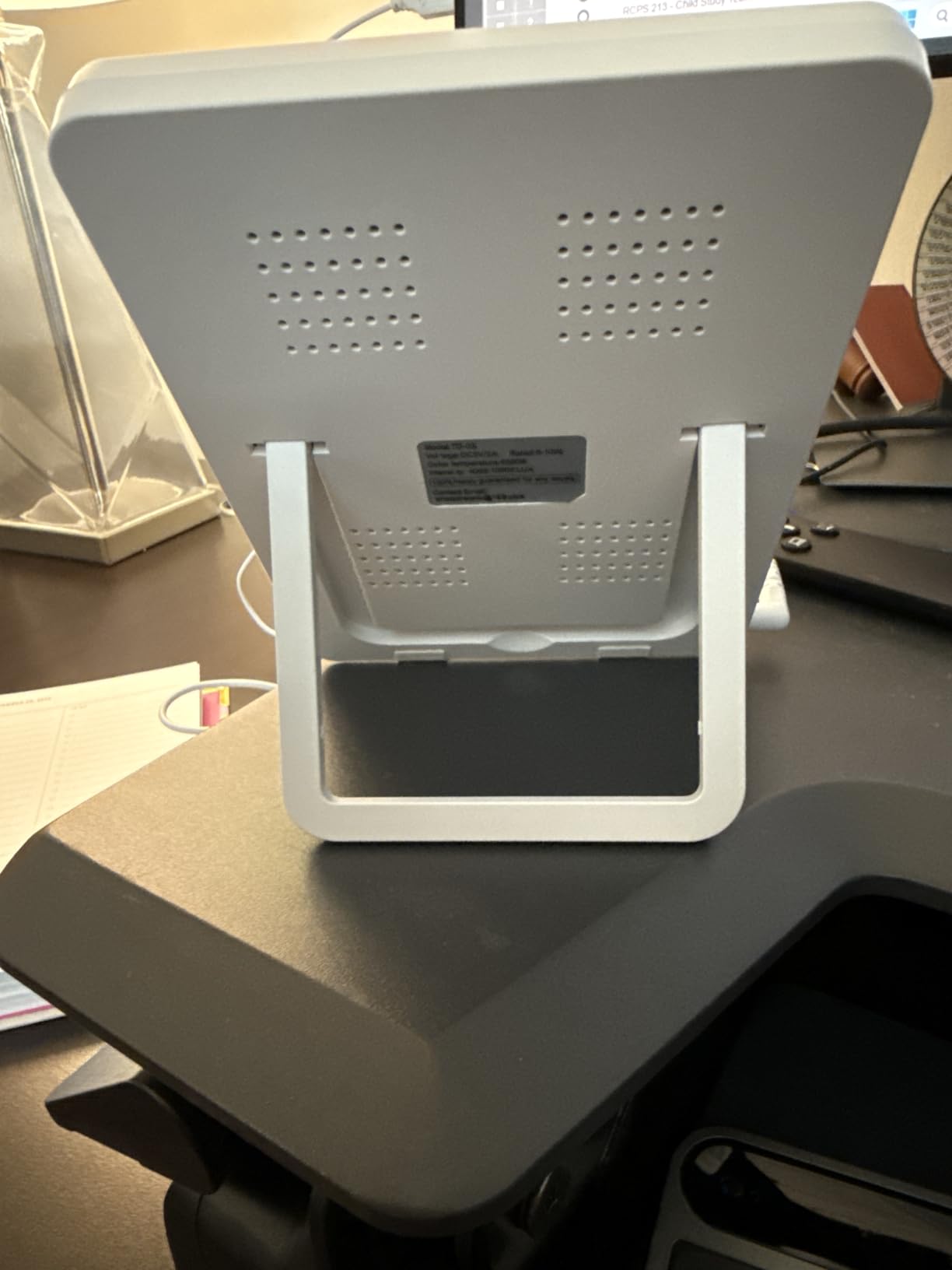 SUXIO Light Therapy Lamp - 10000 Lux Therapy Light, 3 Timing & Mode Happy Lamp, Touch Control Daylight Lamp with Memory Function, Portable Light Therapy Box for Home/Office Use As Lift Mood customer photo 2