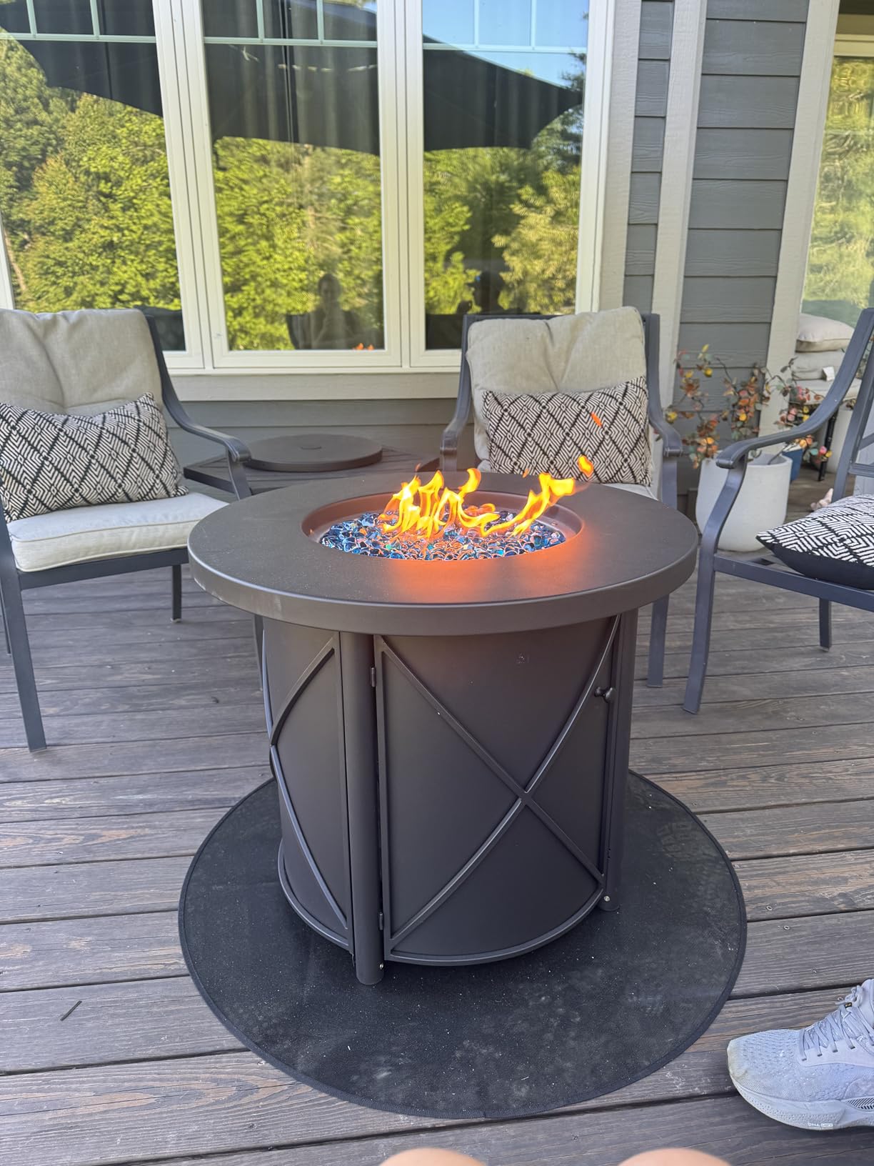 BALI OUTDOORS 50000 BTU Propane Fire Pit for Outdoor customer photo 2