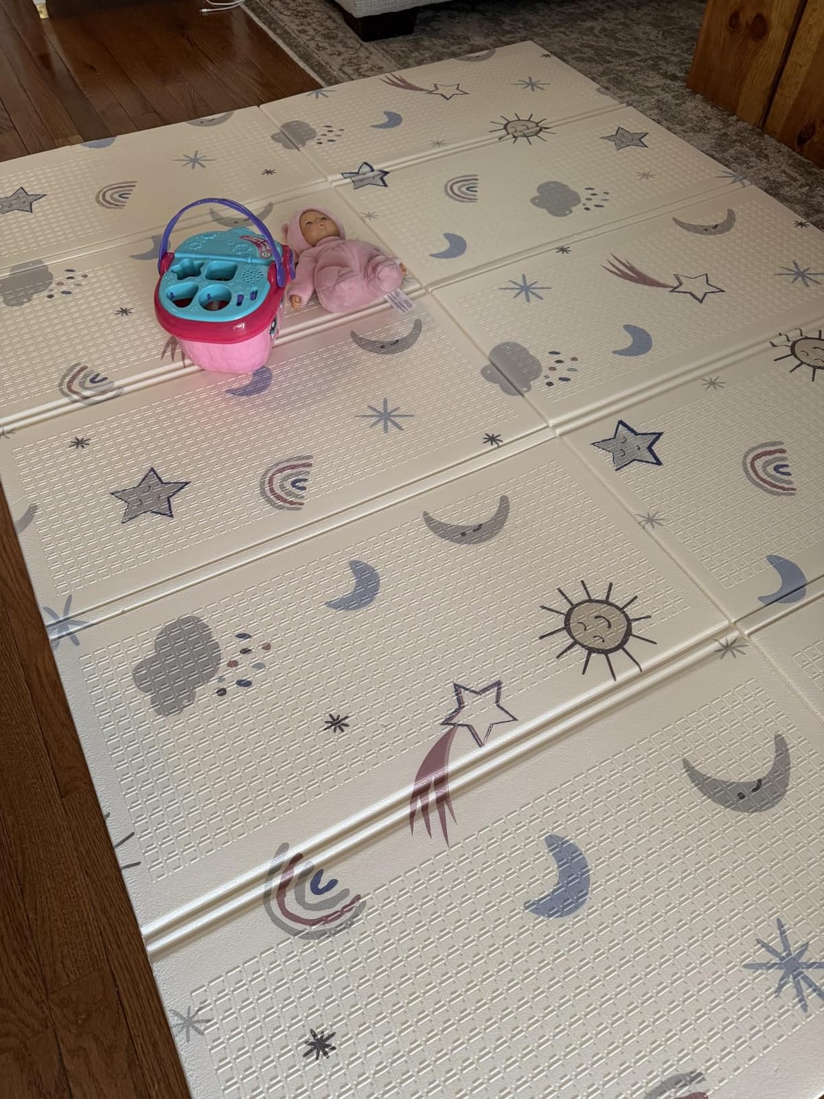 Nuby Reversible Baby Floor Mat, Safari customer photo 1