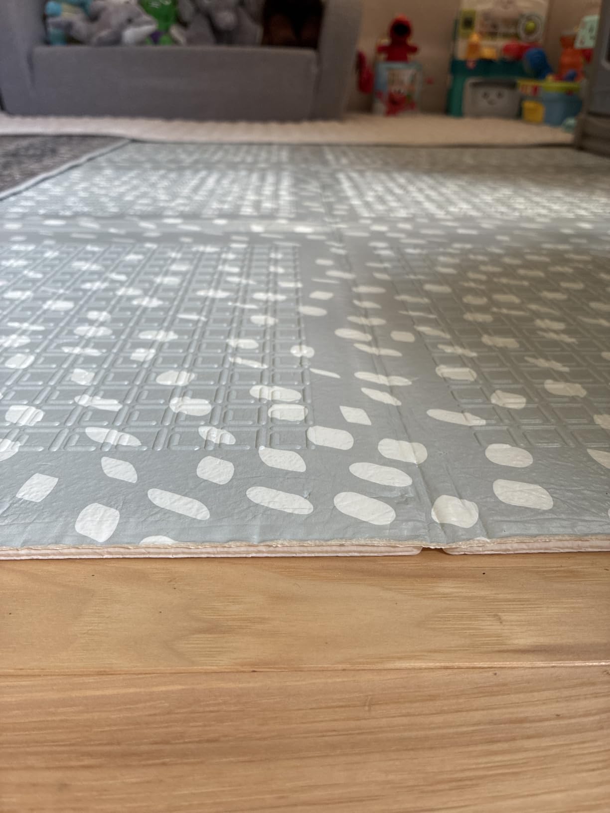 Nuby Reversible Baby Floor Mat, Safari customer photo 2