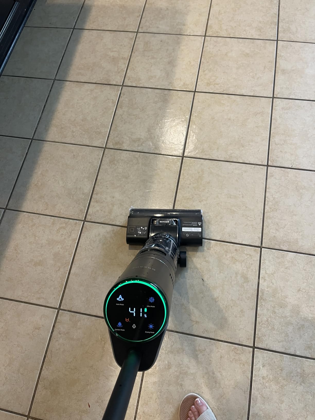 DREAME H12 PRO Vacuum Mop, Wet Dry Vacuum Cleaner for Hard Floor, Vacuum and Mop at The Same Time for Wet & Dry Messes, Auto Self-Cleaning, Edge to Edge Cleaning with Hot Air Drying | Clean Wet & Dry Messes at The Same Time, Auto Self-Cleaning, Hot Air Drying, 4 Cleaning Modes, Digital Display customer photo 1