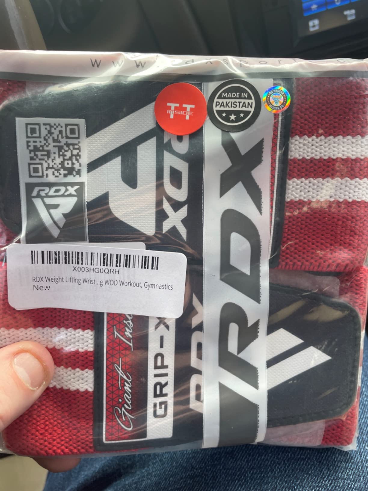 RDX Wrist Wraps for Weightlifting (Pair), IPL USPA Approved, Elasticated 18