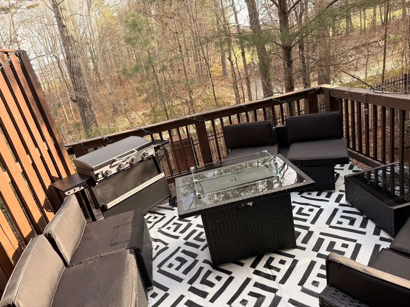 8 Pieces Patio Furniture Set with 44