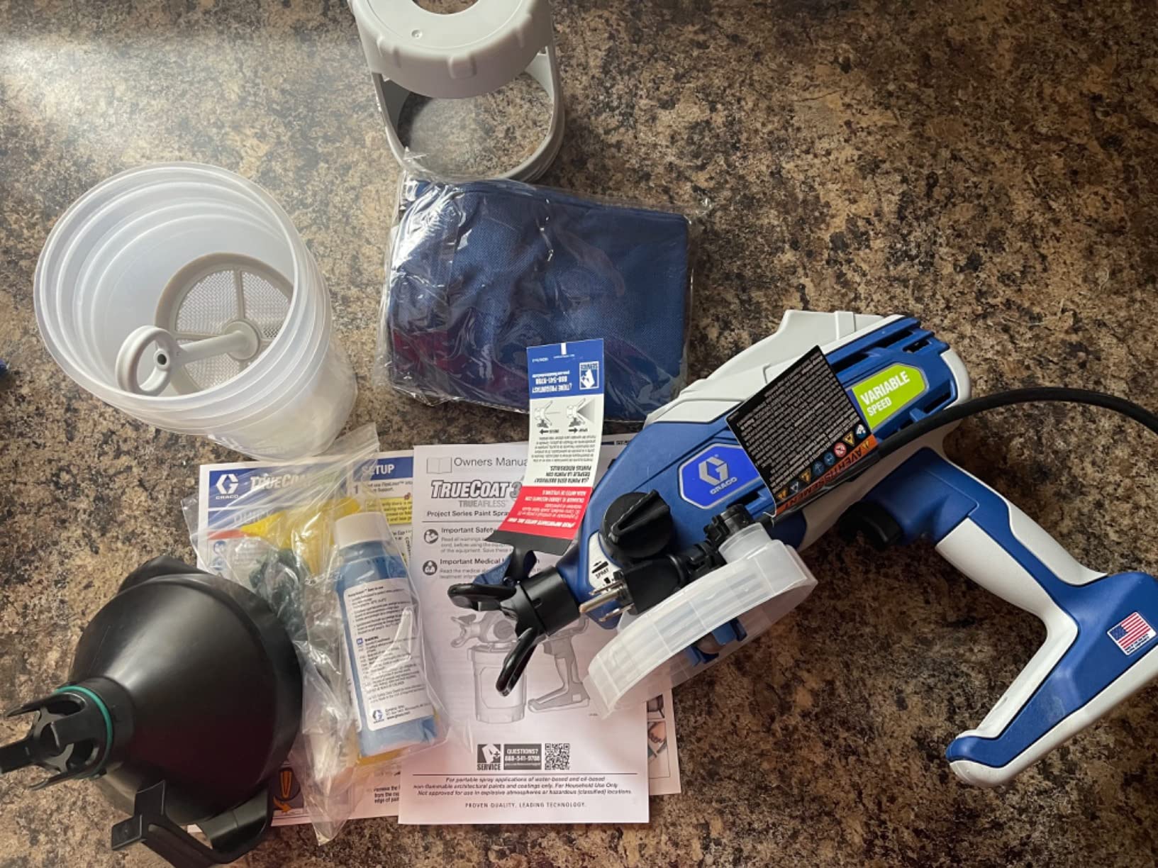 Graco 26D283 TrueCoat 360 Variable Speed Paint Sprayer customer photo 1