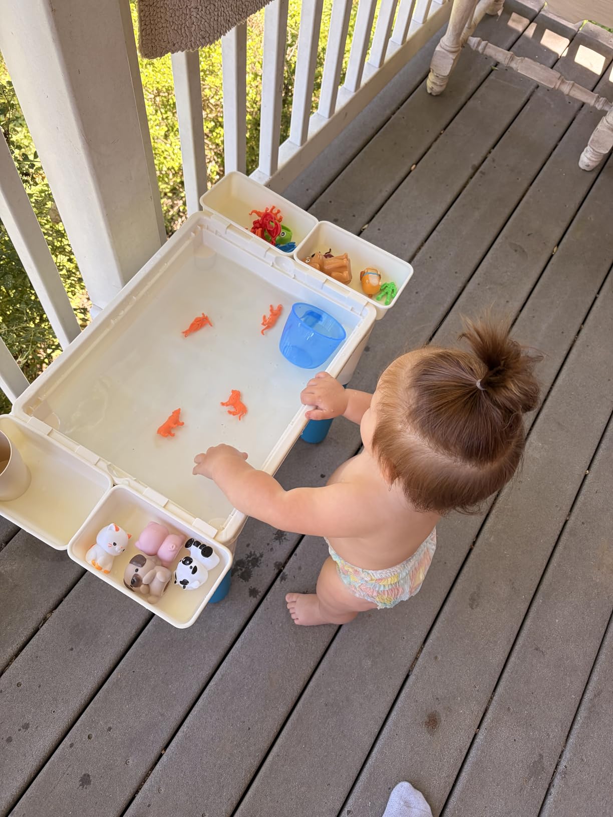 Pairez Toys Small Sensory Table for Toddlers 1-3, Kids Water Table customer photo 2