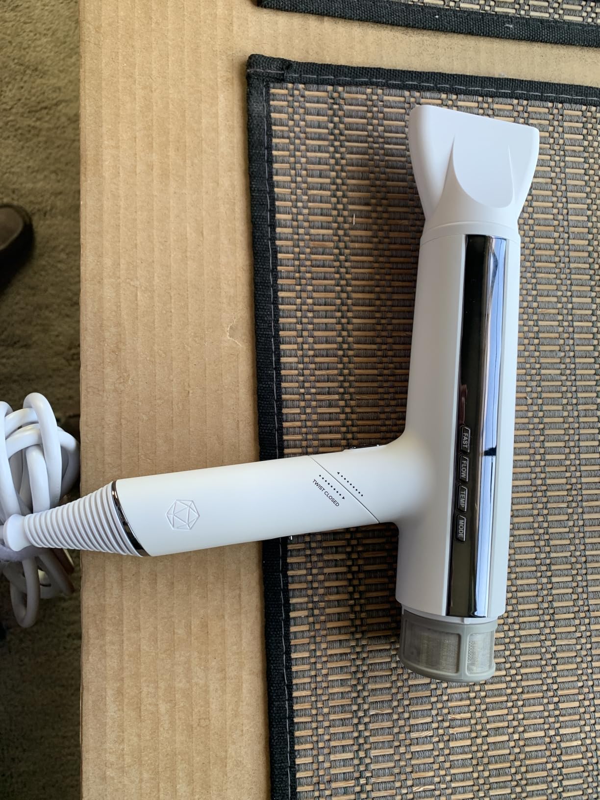 ⁠SRILabs DryQ Infrared Hair Dryer - Red Light, Frizz Control, Dual Voltage customer photo 2