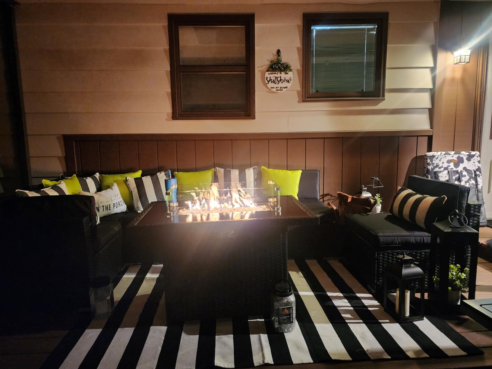 10 Pieces Patio Furniture Set with 44