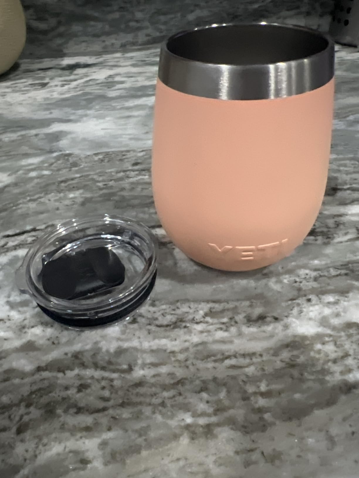 YETI Rambler 10 oz Wine Tumbler, Vacuum Insulated, Stainless Steel with MagSlider Lid, Rescue Red customer photo 2
