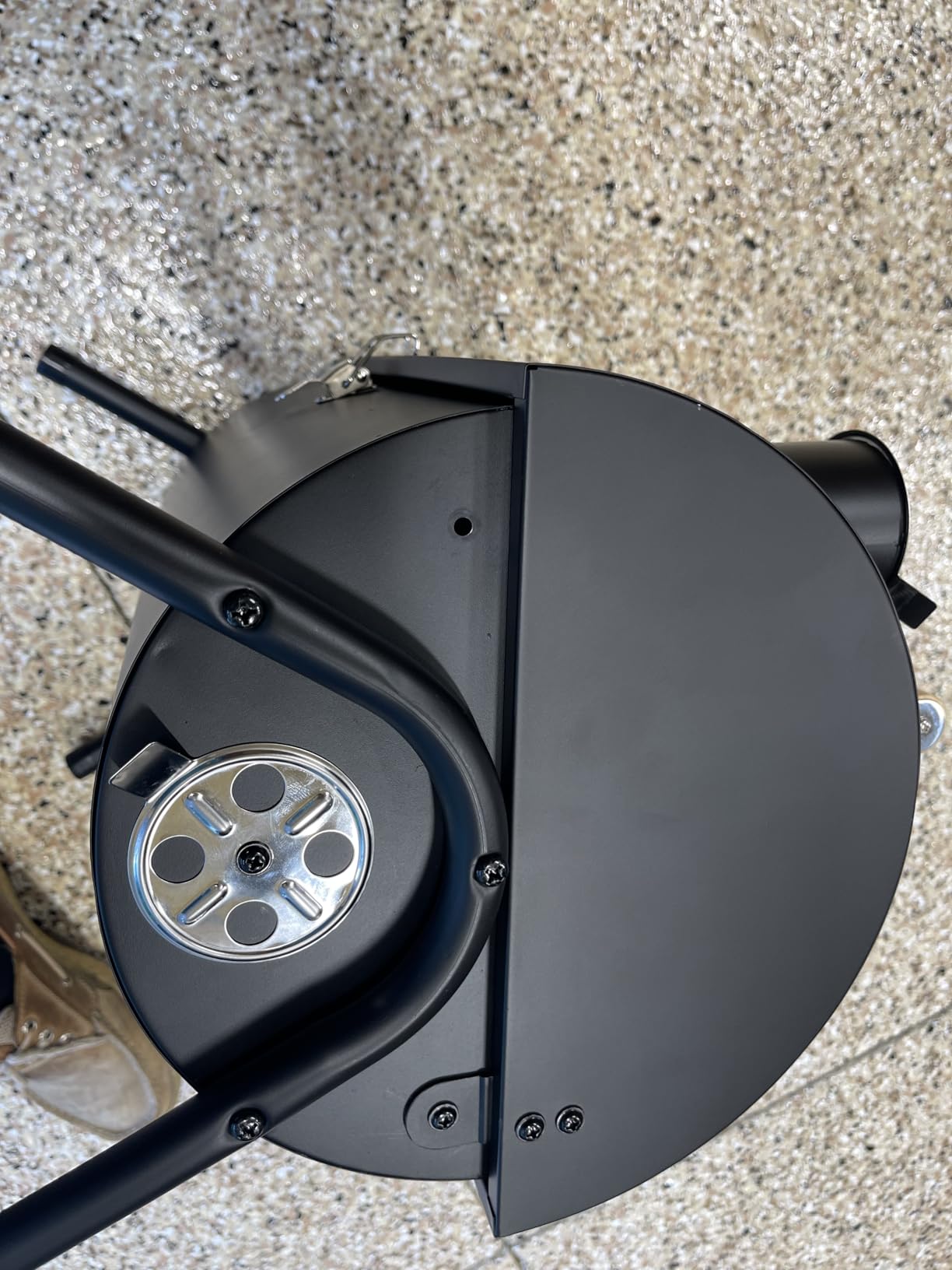 Joyfair Portable Charcoal Grill with Thermometer, Small BBQ Camping Grills customer photo 2
