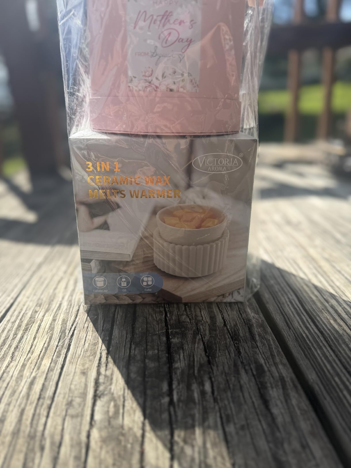 VICTORIA AROMA Ceramic Wax Melt Warmer 3-in-1 Candle Wax Warmer for Scented Wax customer photo 2