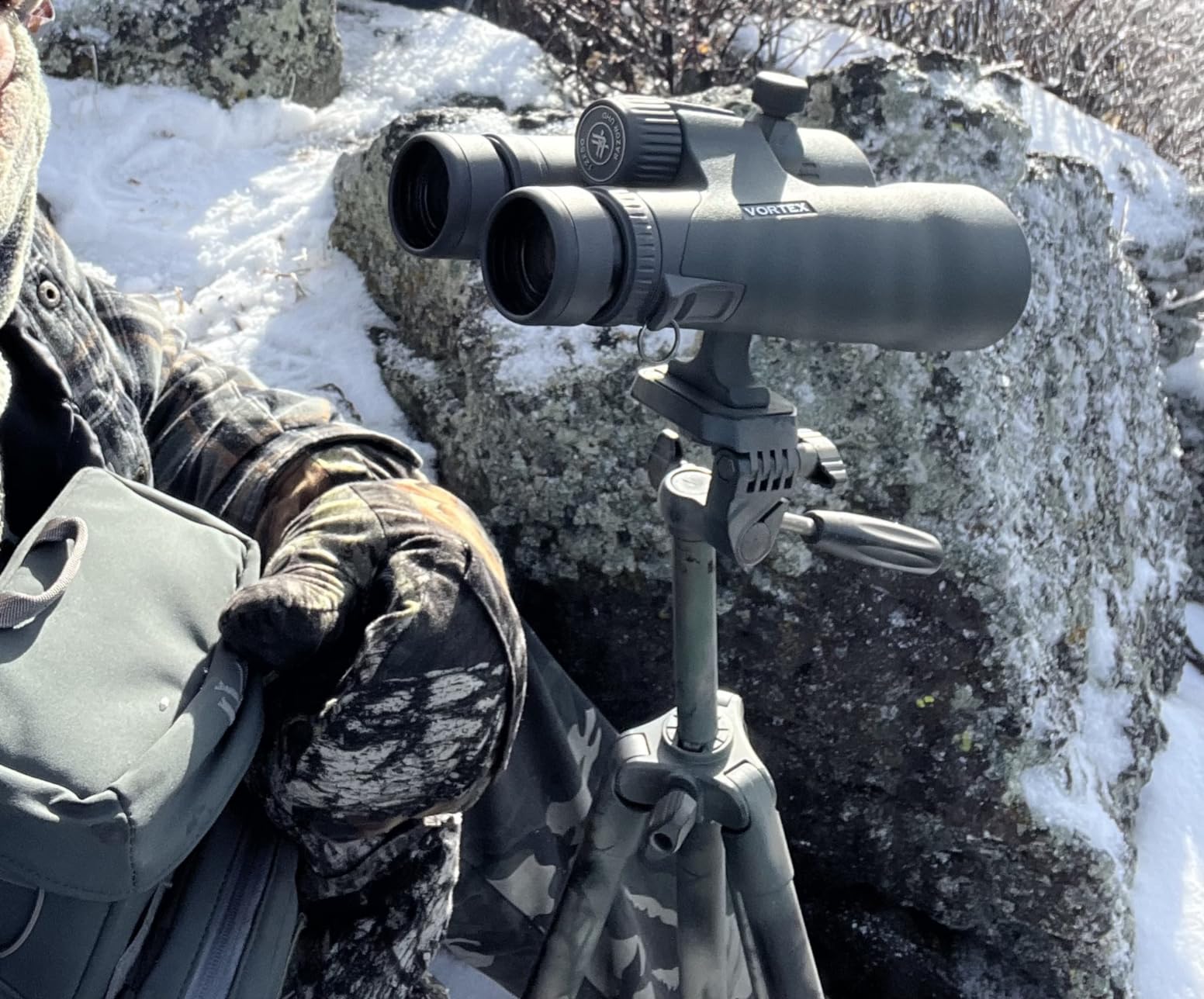 Binocular Tripod Adapter, Binocular Mount 1/4 Inch Threading Mount Aluminium (s1) customer photo 1