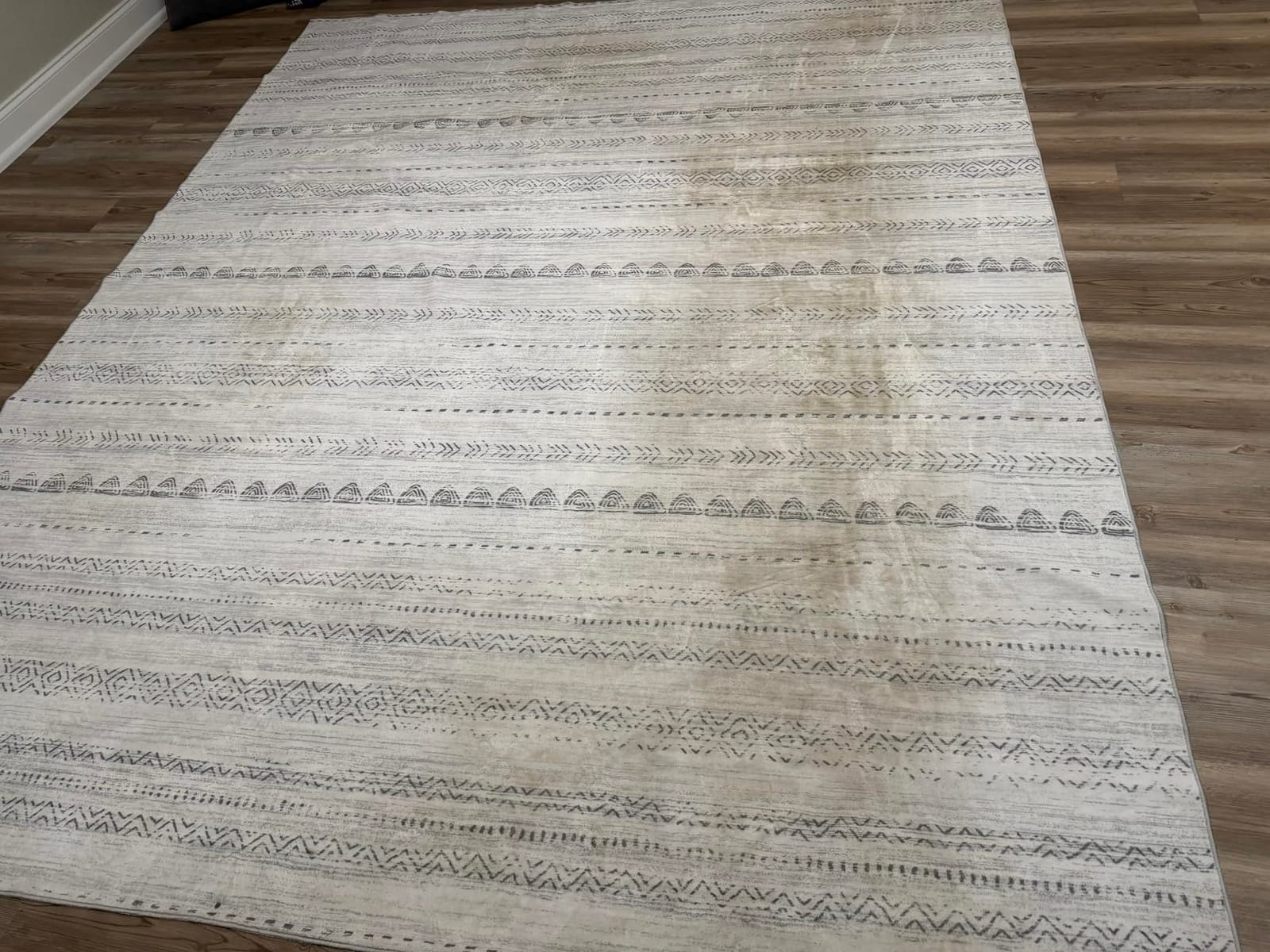 Nakagishi Boho 5x7 Area Rug Living Room Rugs Machine Washable Beige/Brown | Soft, Pet & Kid Friendly, Carpet for Living Room/Bedroom/Office/Kitchen/Nursery, Daily Home Decor Stain Resistant Moroccan customer photo 1