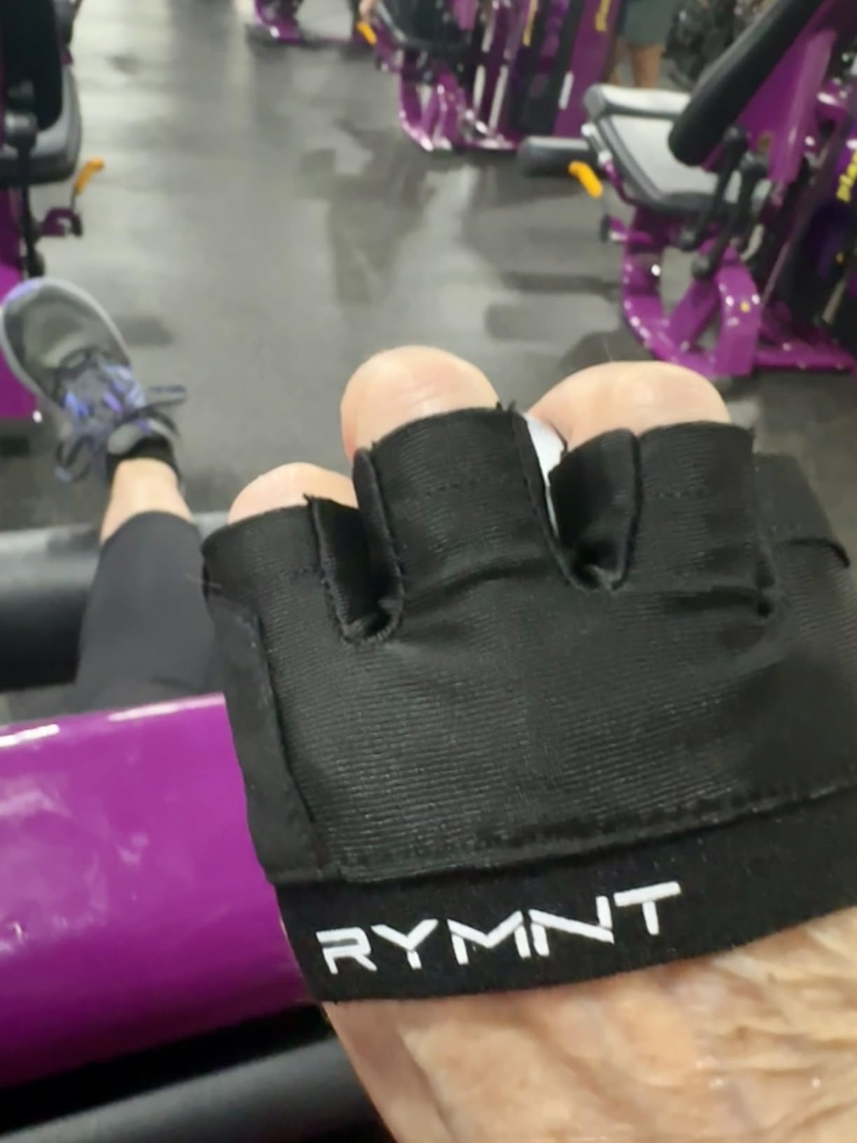 Minimal Workout Gloves for Women Men, Micro Fingerless Gym Gloves Grip Pads | Work Out Gloves for Kettlebells, Weight Lifting, Exercise, Pull Up, Cross Training, Silicone Grip Lifting Half Finger Gloves customer photo 1