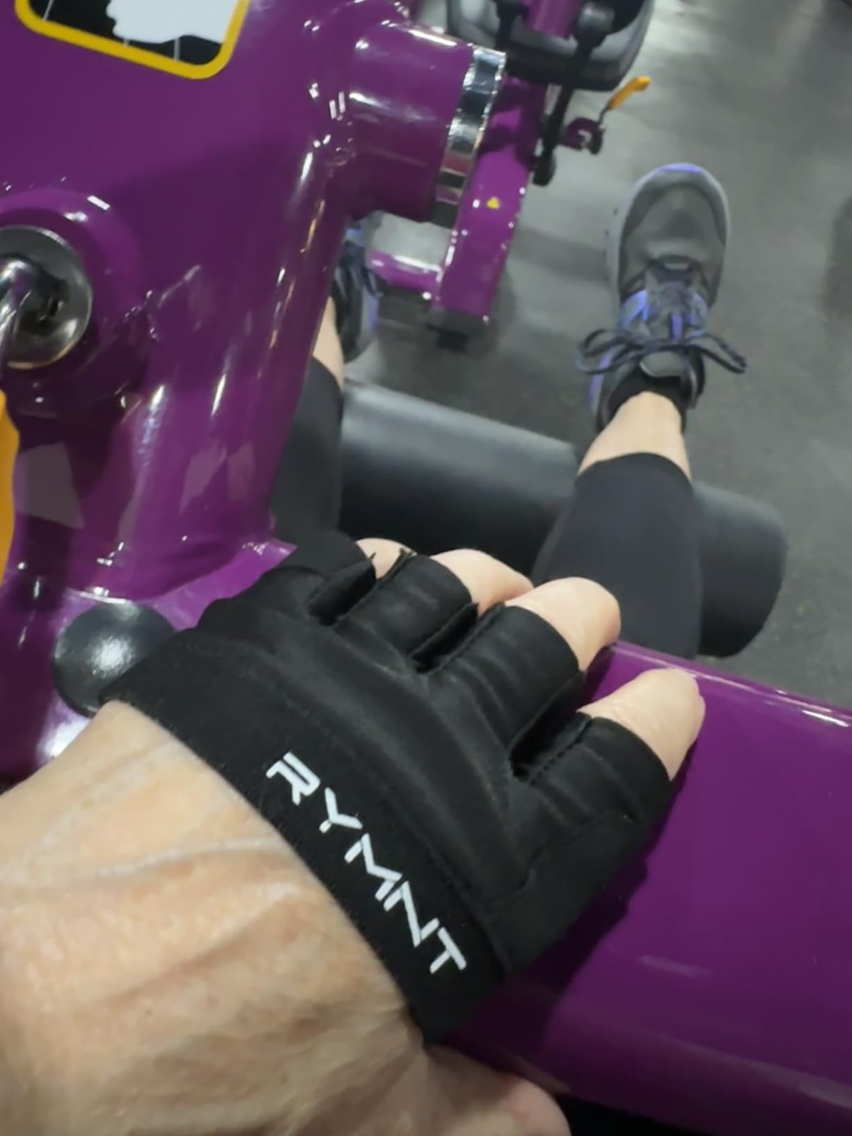Minimal Workout Gloves for Women Men, Micro Fingerless Gym Gloves Grip Pads | Work Out Gloves for Kettlebells, Weight Lifting, Exercise, Pull Up, Cross Training, Silicone Grip Lifting Half Finger Gloves customer photo 2