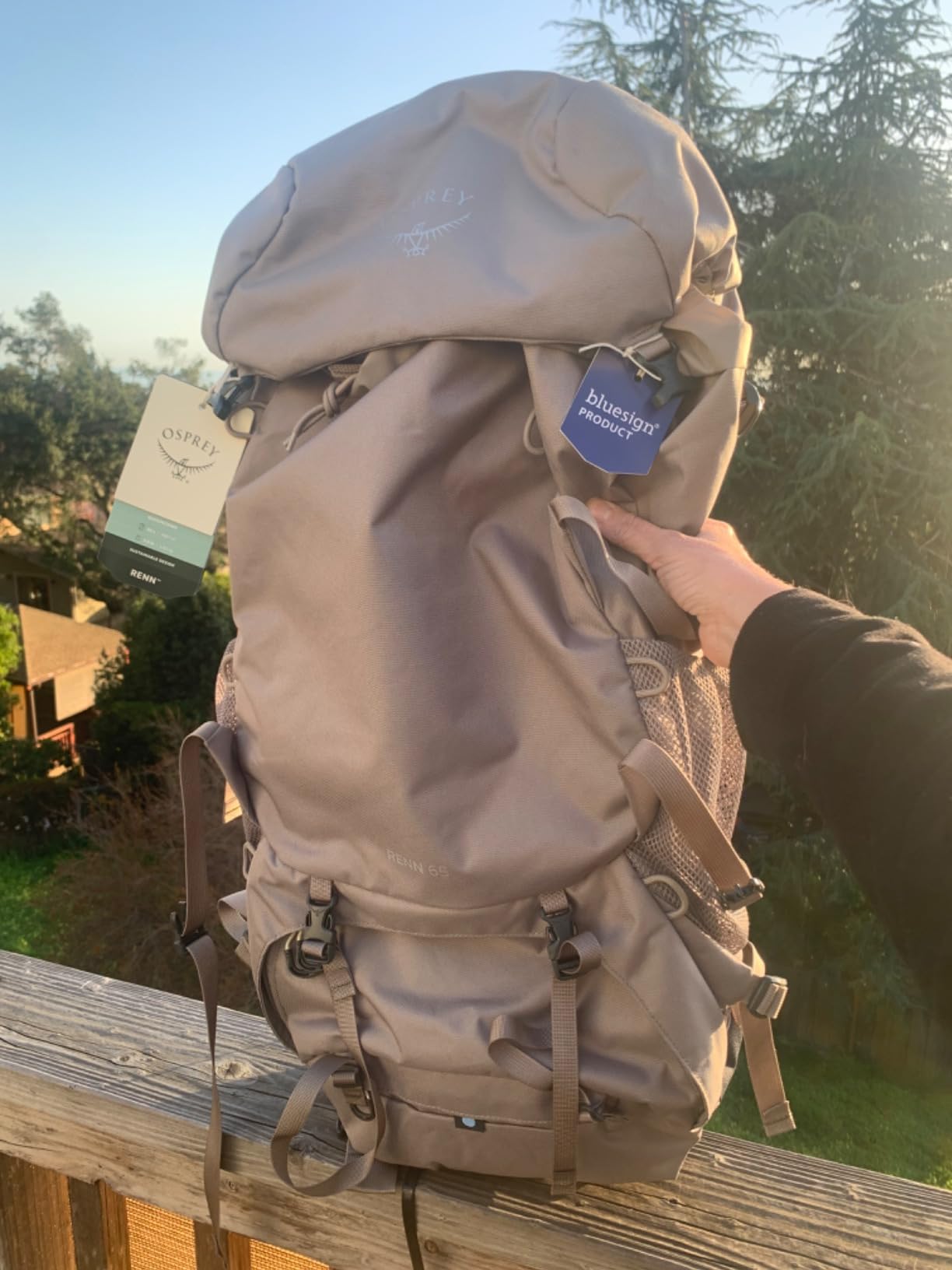 Osprey Renn 65L Women's Backpacking Backpack, Blue OS customer photo 1