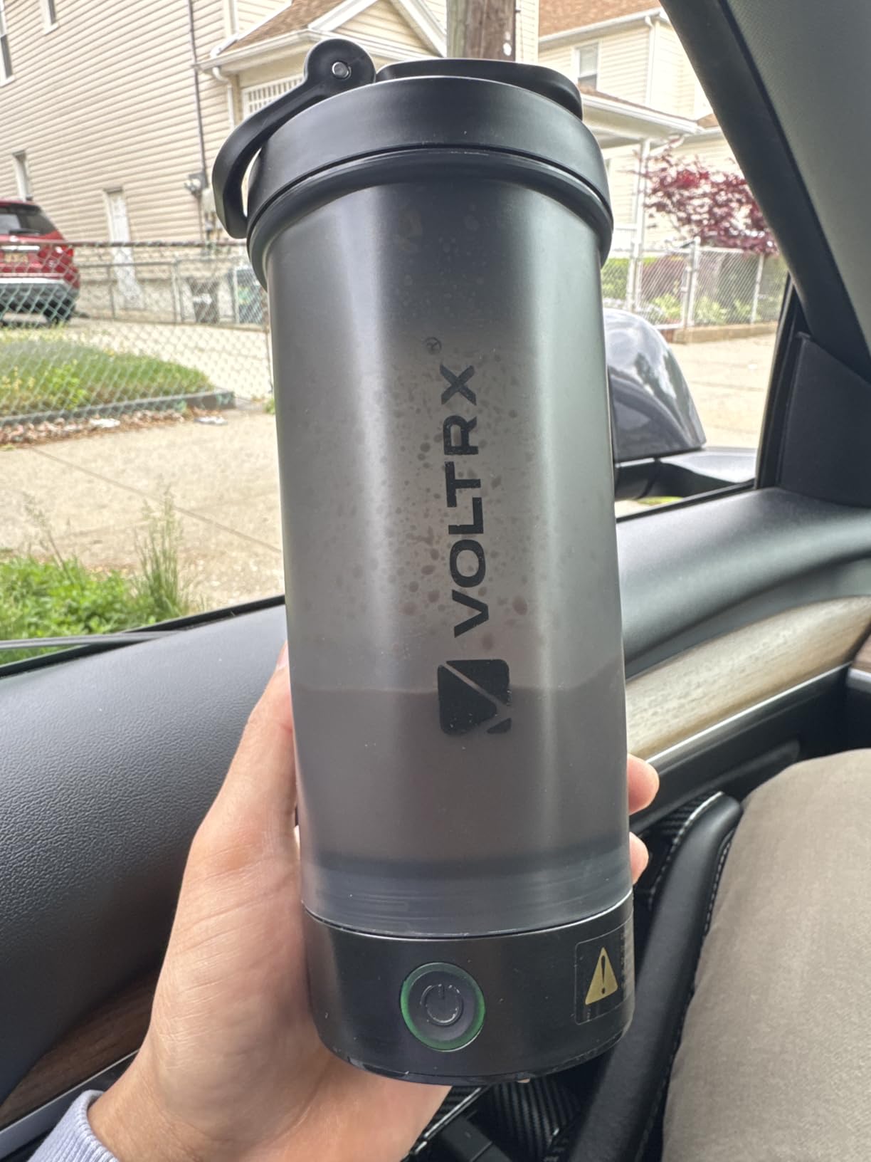 VOLTRX Protein Shaker Bottle, Merger USB C Rechargeable Electric Protein Shake Mixer, Shaker Cups for Protein Shakes and Meal Replacement Shakes, BPA Free, 24oz customer photo 1