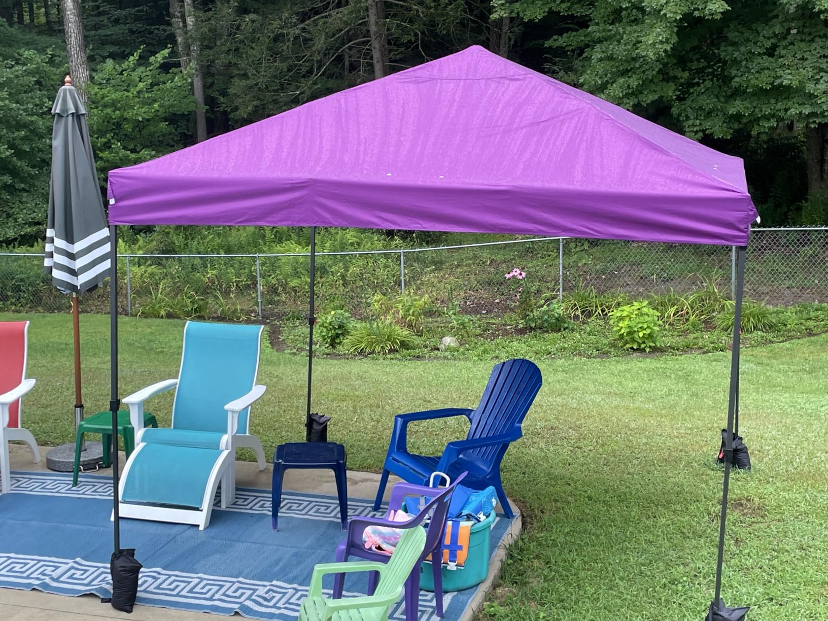 Best Choice Products 10x10 Pop Up Canopy Tent, EZ Setup, Orange customer photo 2