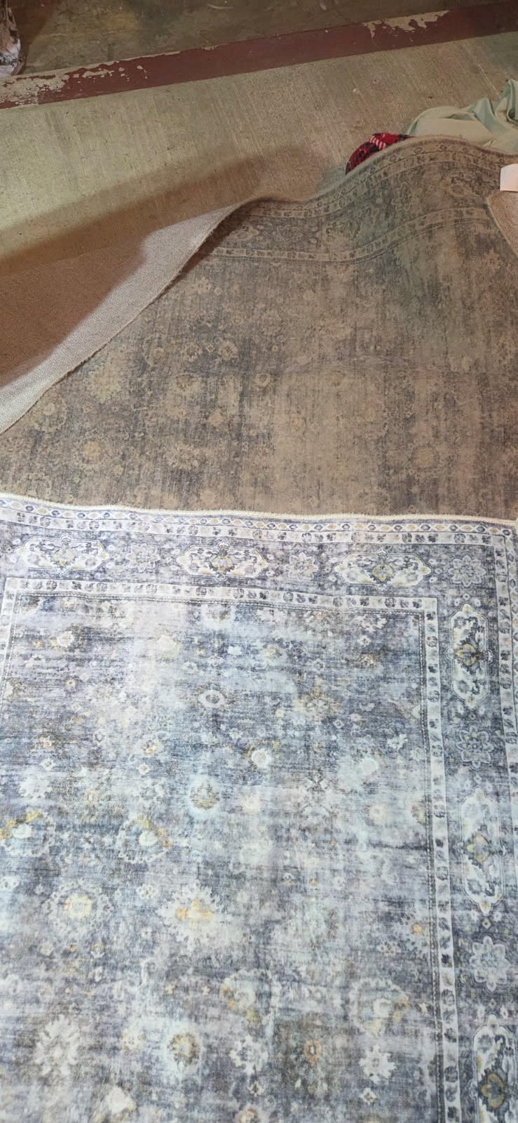 Rugcomf Area Rug 5x7 for Living Room Washable Vintage Non Slip, Grey customer photo 1