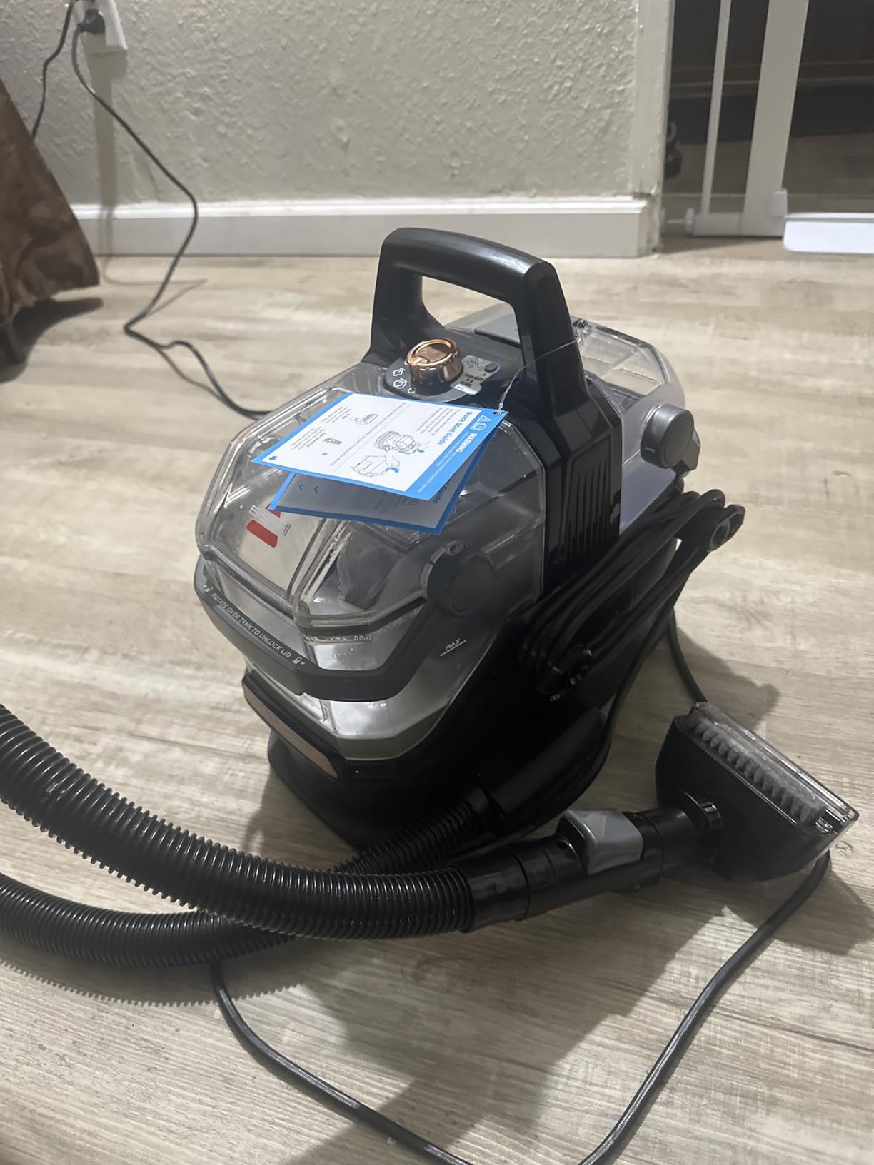 BISSELL Little Green HydroSteam Portable Carpet Cleaner, 3618 customer photo 1