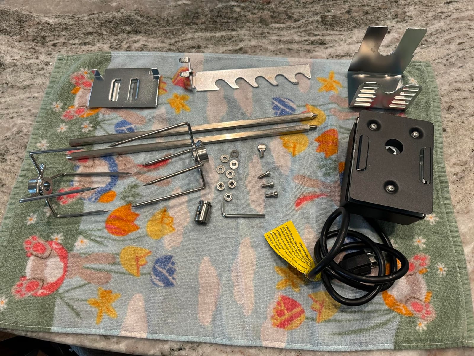 Universal Rotisserie Grill Kit for Most 2–6 Burner Grills,w/120V 4W Motor customer photo 2