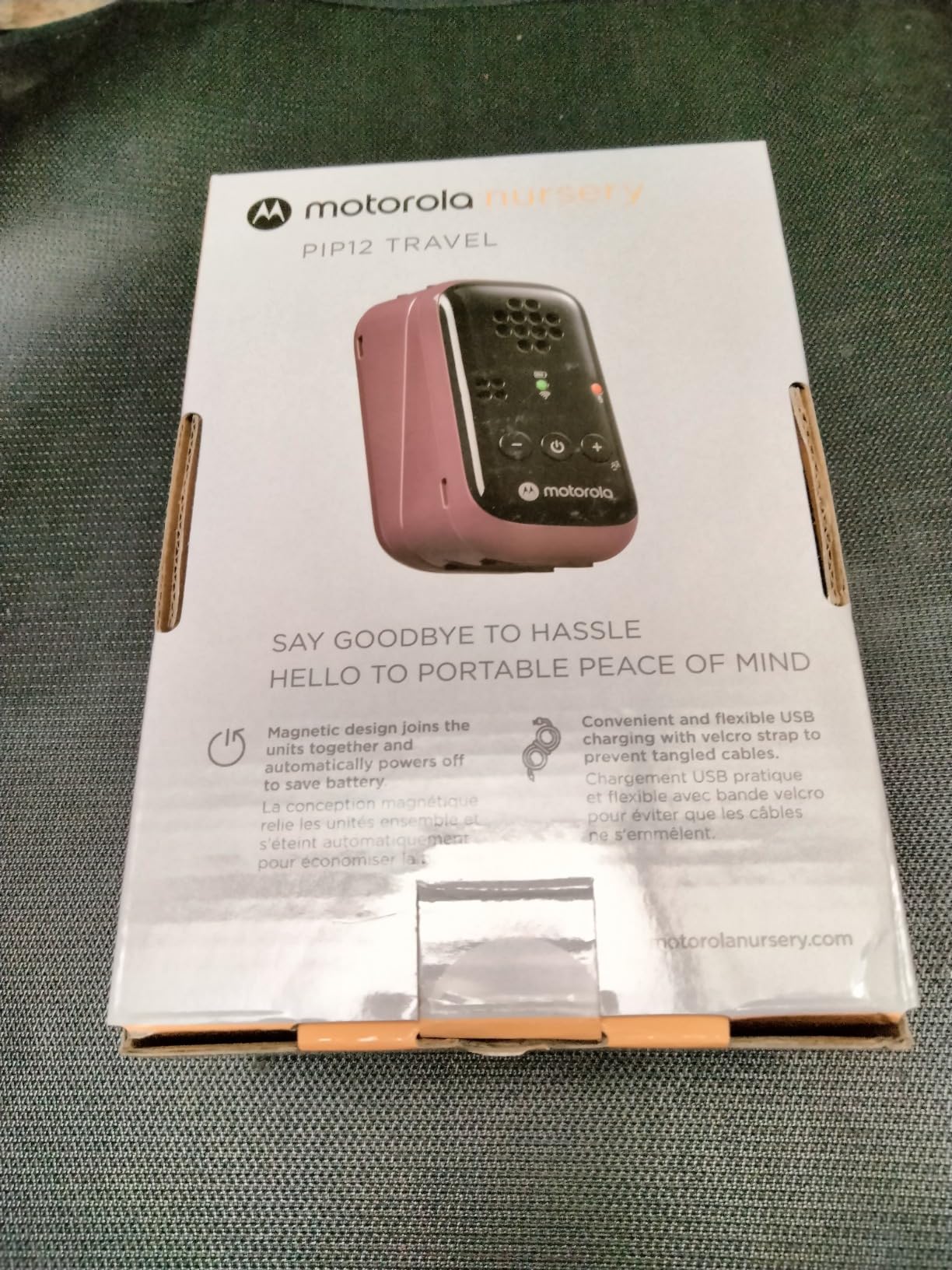 Motorola Nursery Audio Baby Monitor, No WiFi Needed, Two-Way Talk, Portable and Rechargeable, 1500ft Range, HD Sound, Water-Resistant Travel Case, PIP12 customer photo 1