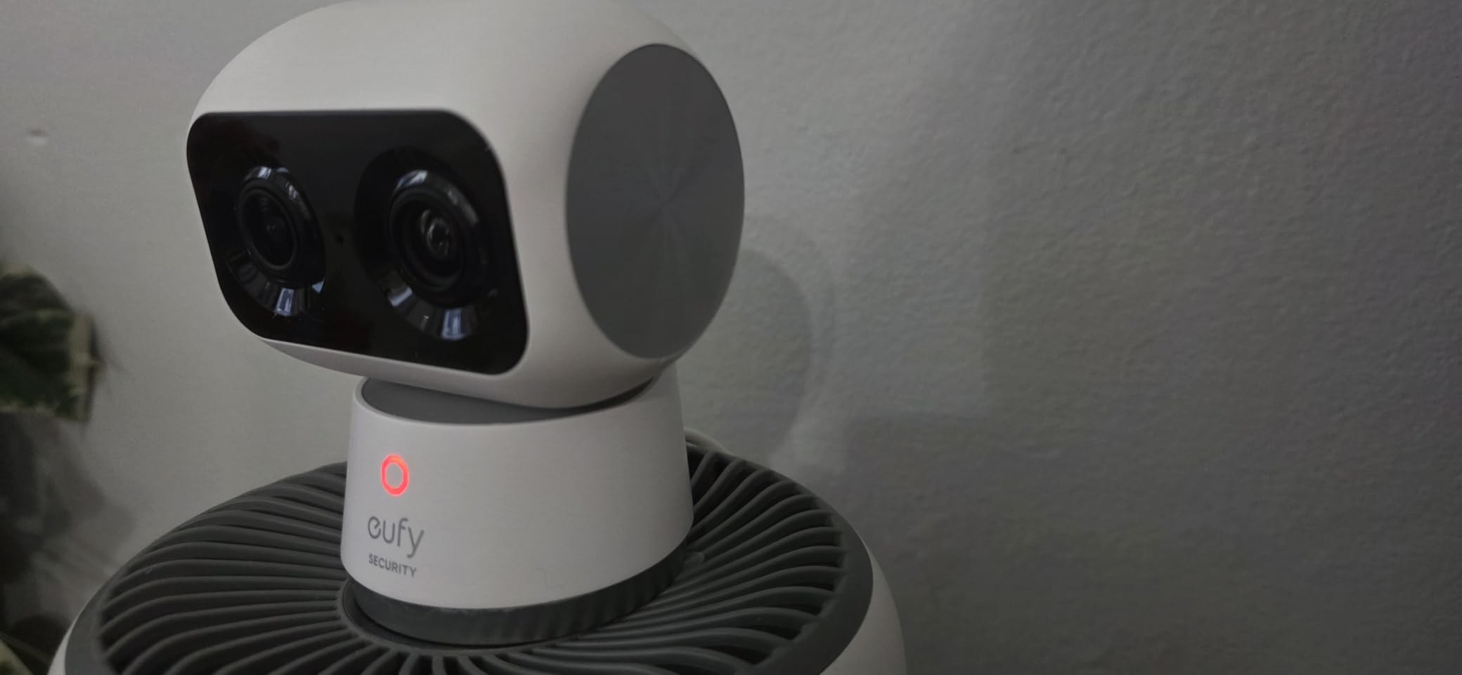 eufy Security 4K Indoor Cam S350, No Subscription, Dual Cameras, 8× Zoom | 360° Coverage, Works as a Pet Camera, Nanny/Senior/Baby Monitor, AI Auto-Tracking, Human/Pet/Cry Detection, 2.4/5 GHz Wi-Fi customer photo 2