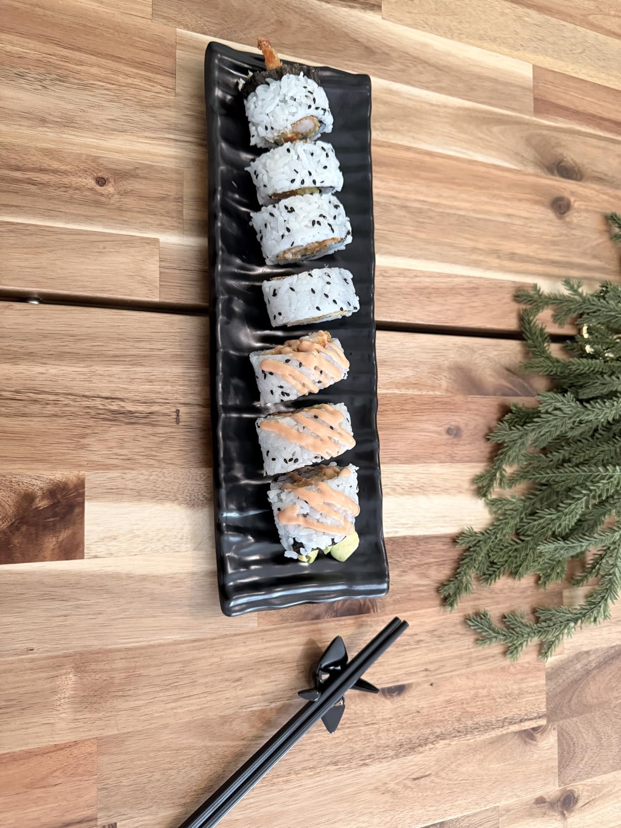 CraftZee Sushi Making Kit - Complete Sushi Maker Kit with Bazooka Roller, Rice Cooker, Onigiri, Nigiri & Musubi Mold, Rice Ball Mold, Bamboo Rolling Mat, Knife, Guide Book & More customer photo 1