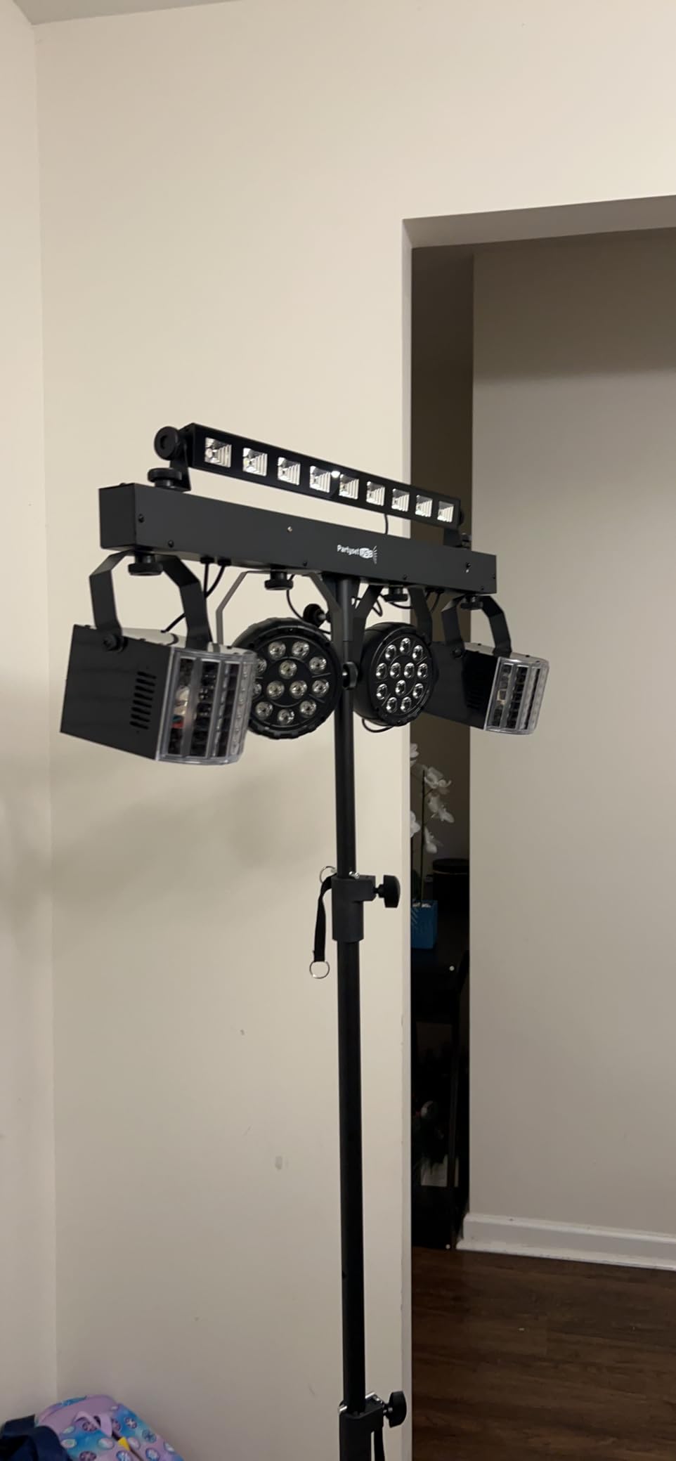 DJ Lights with Stand, 5 in 1 Party Lights DJ Disco Light for Parties Indoor customer photo 1