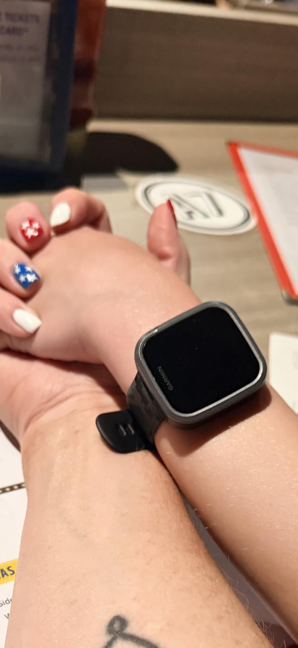 Garmin Bounce™, Kids Smartwatch, Two-Way Text and Voice Messaging, Location Tracking, Lilac Floral customer photo 2